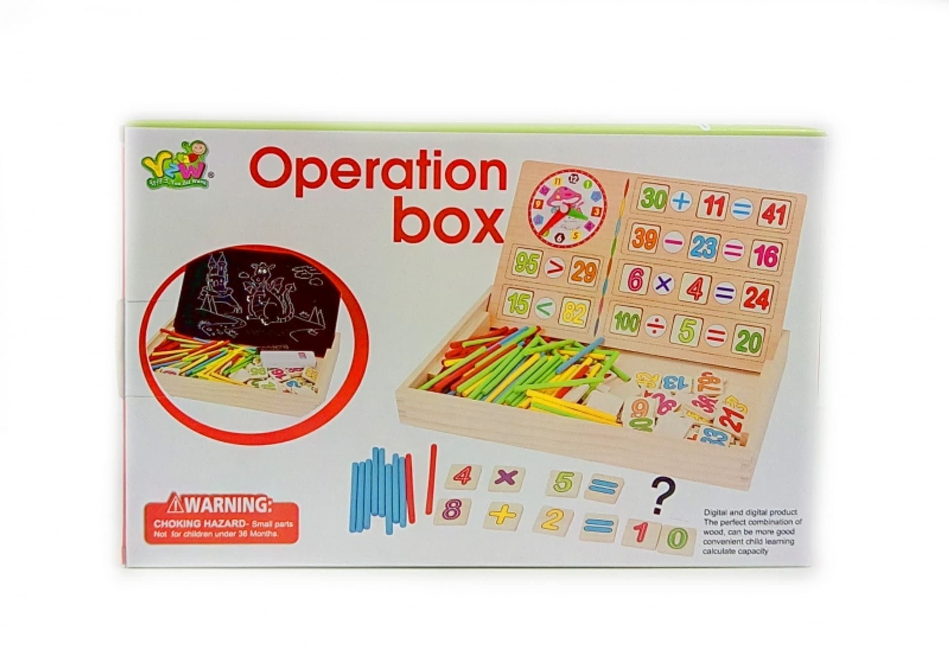 

DREWNIANA TABLICA MATEMATYCZNA 3W1