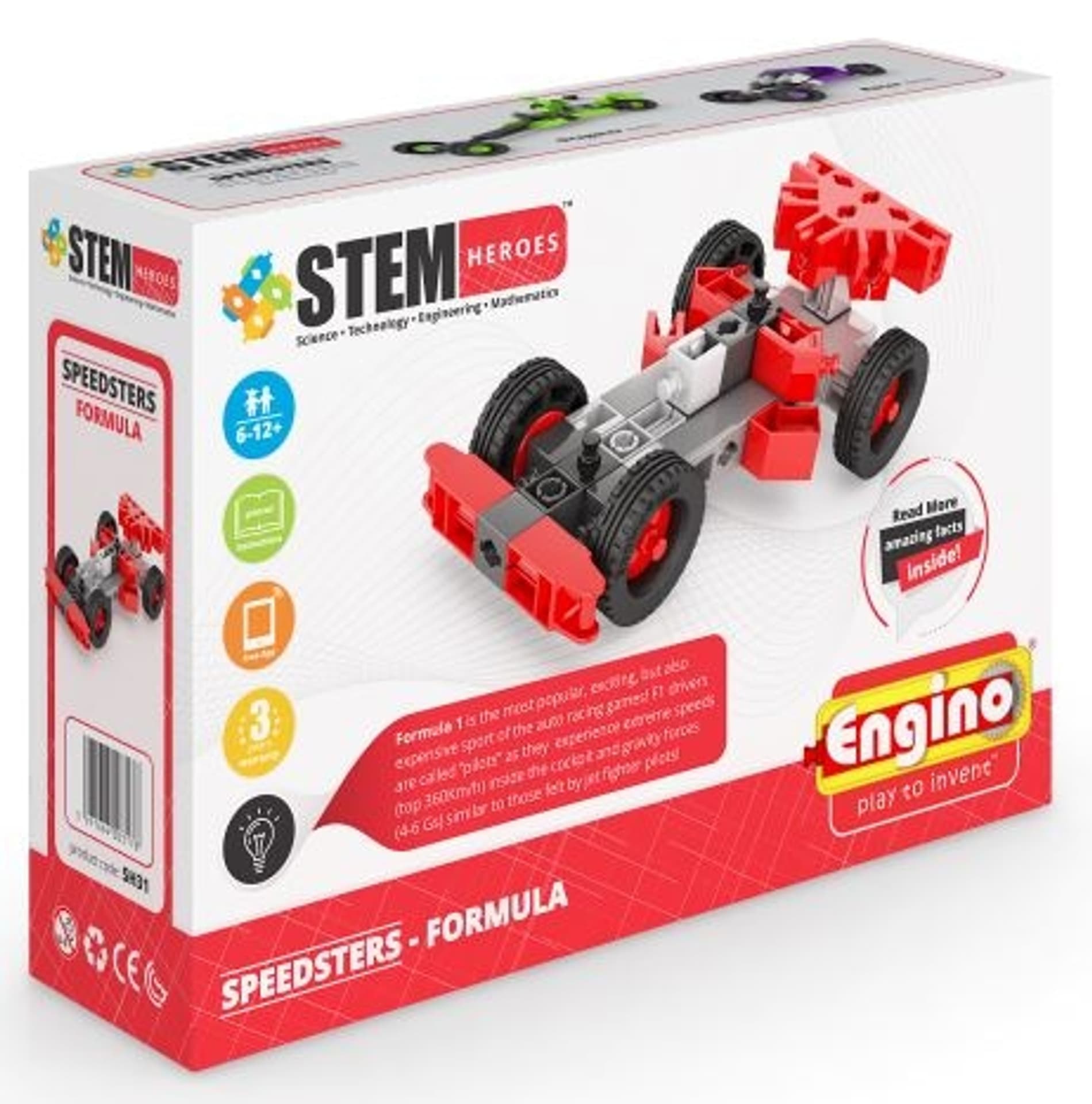 

KLOCKI KONSTRUKCYJNE ENGINO STEM WYŚCIGÓWKA F1