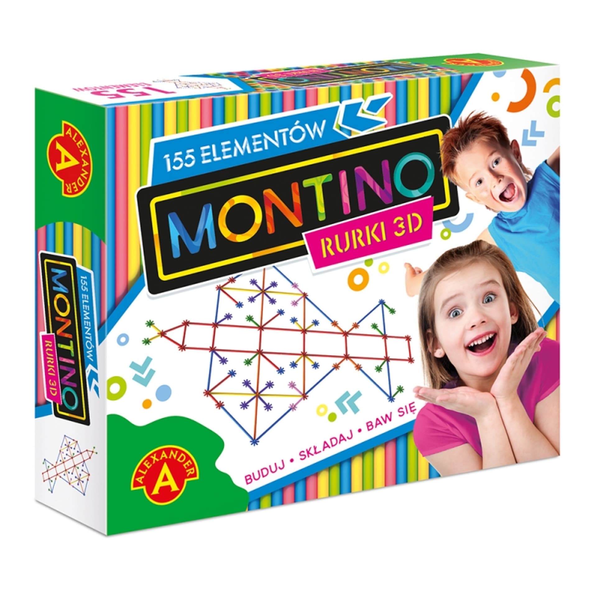 

MONTINO RURKI 3D 155 ELEMENTÓW REKL TV
