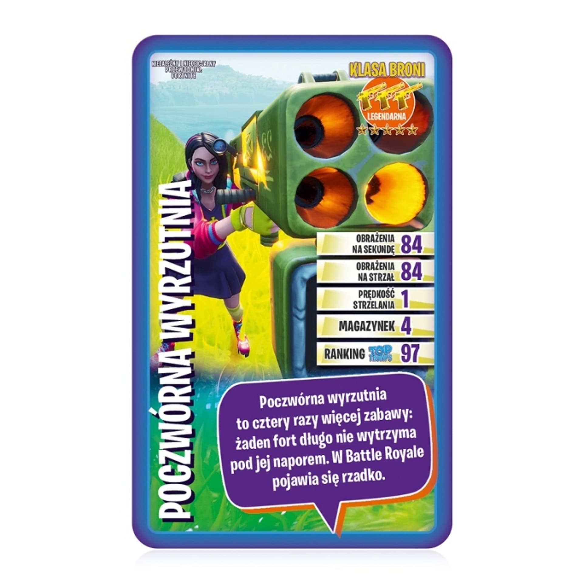 

TOP TRUMPS GRA KARCIANA NIEOFICJALNY PRZEWODNIK PO FORTNITE