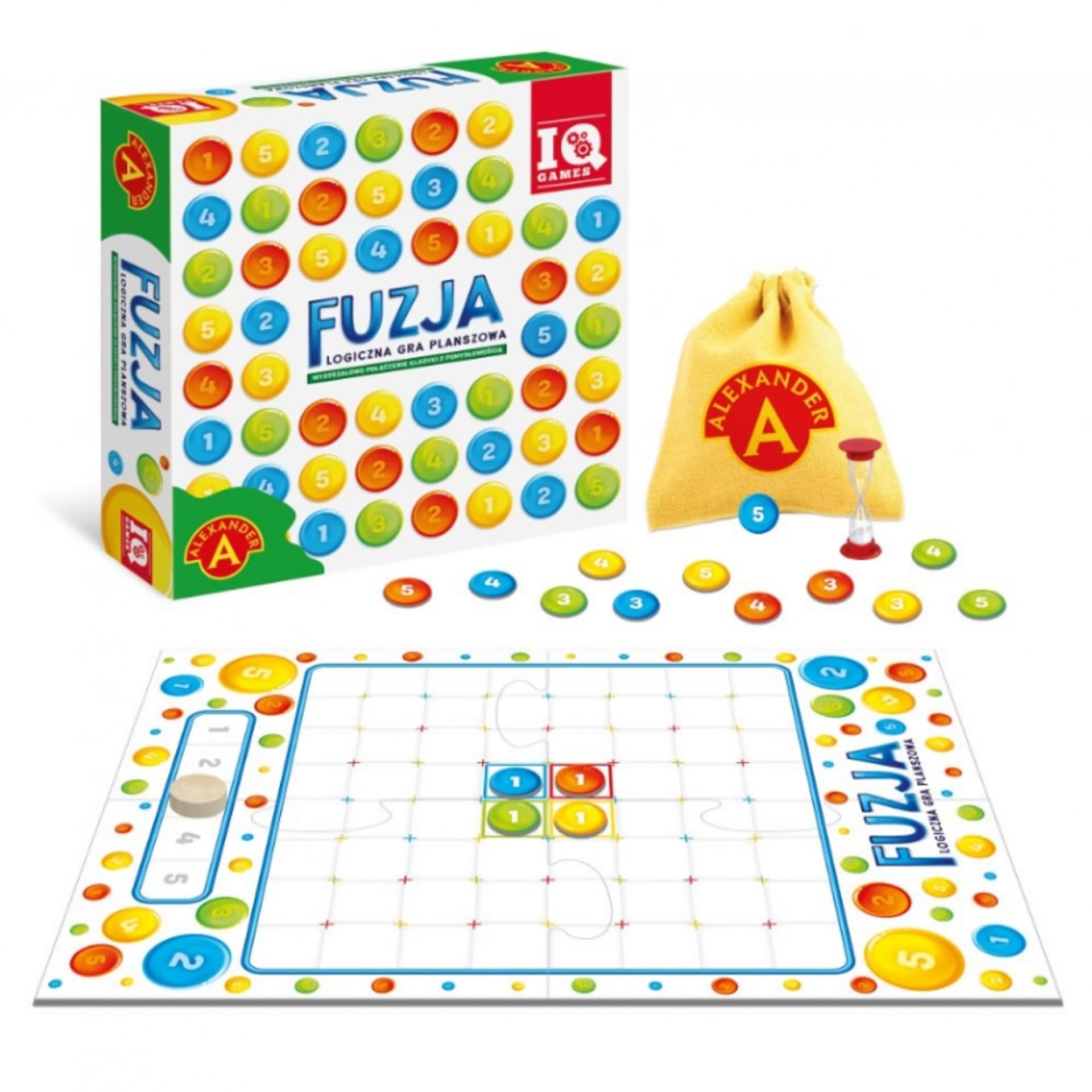

GRA IQ GAMES FUZJA LOGICZNA PLANSZOWA
