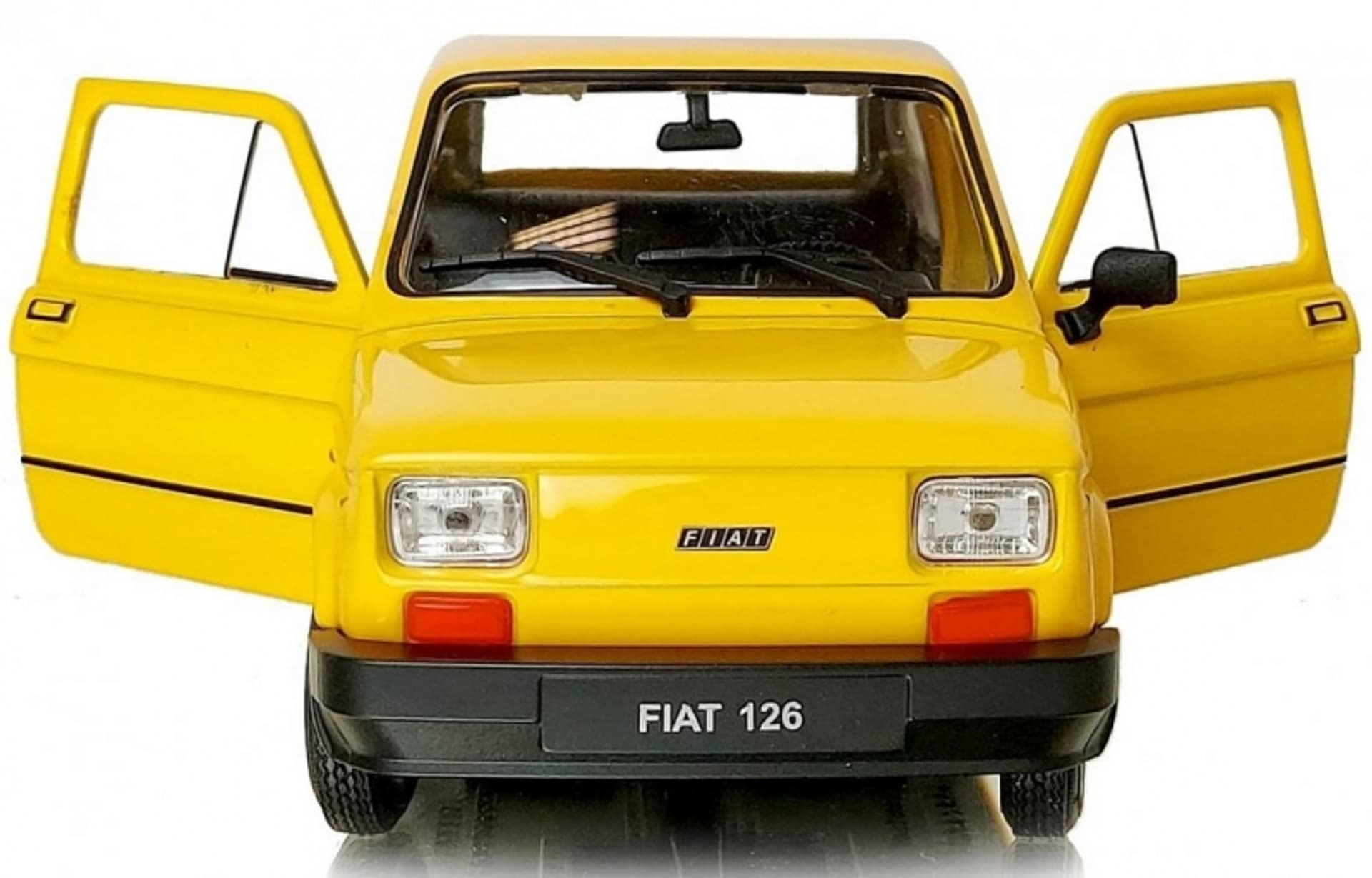 

SAMOCHÓD WELLY FIAT 126P MALUCH 1:21 PRL ŻÓŁTY