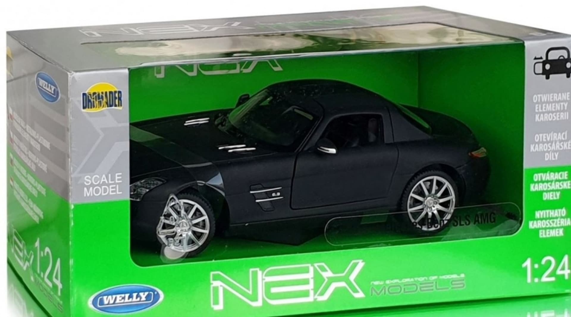 

SAMOCHÓD WELLY MERCEDES-BENZ SLS AMG 1:24