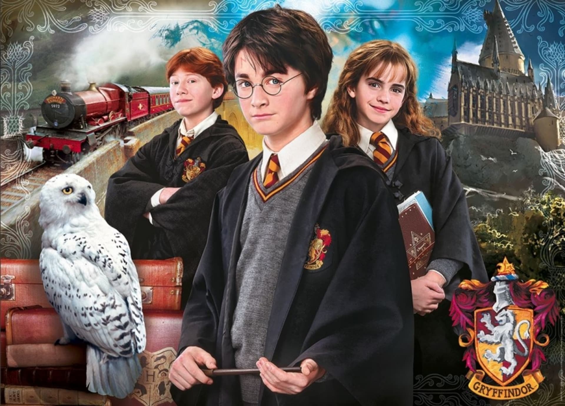 

PUZZLE HARRY POTTER 1000 el. W WALIZCE CLEMENTONI