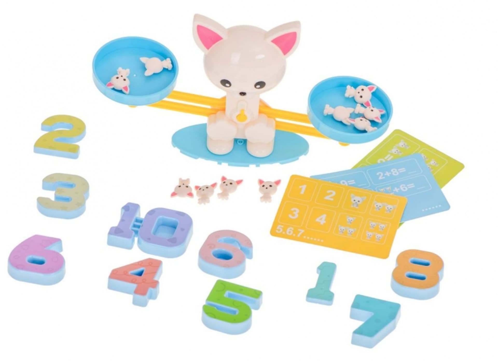 

WAGA SZALKOWA DOG PIES GRA EDUKACYJNA NAUKA MATEMATYKI