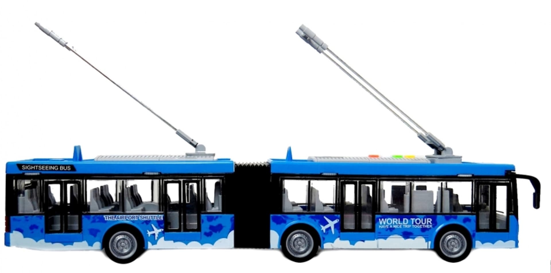 

Duży trolejbus autobus światło dźwięk melodie