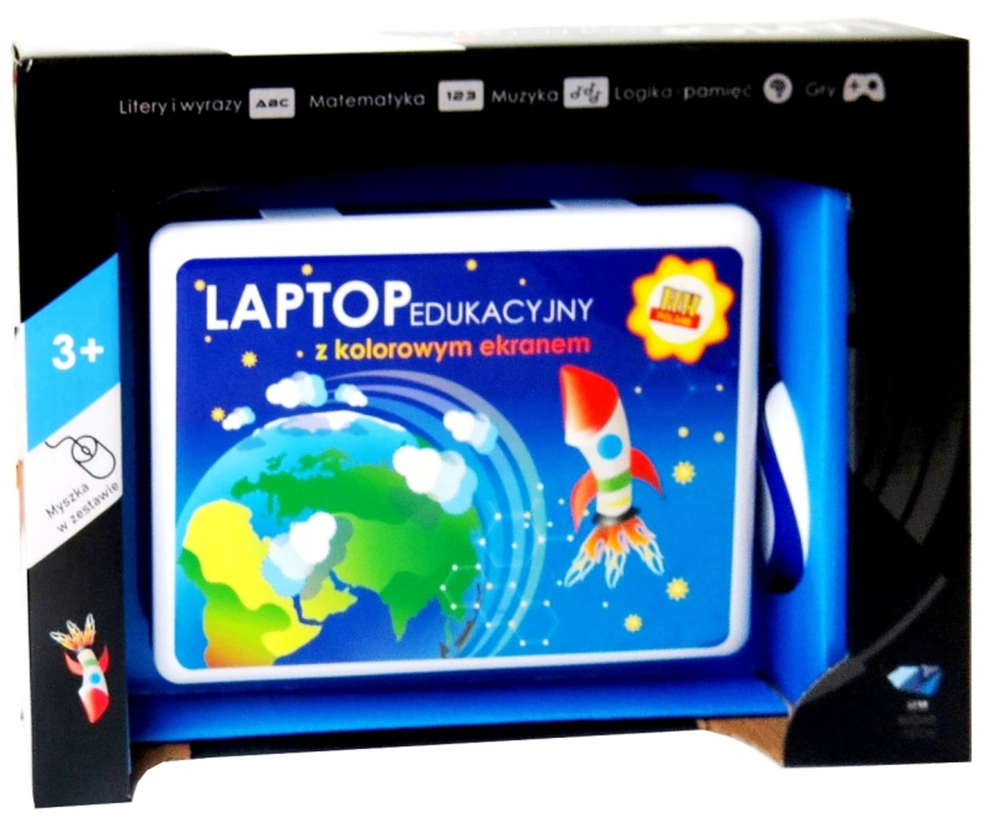 

LAPTOP EDUKACYJNY KOLOROWY WYŚWIETLACZ 53 PROGRAMY