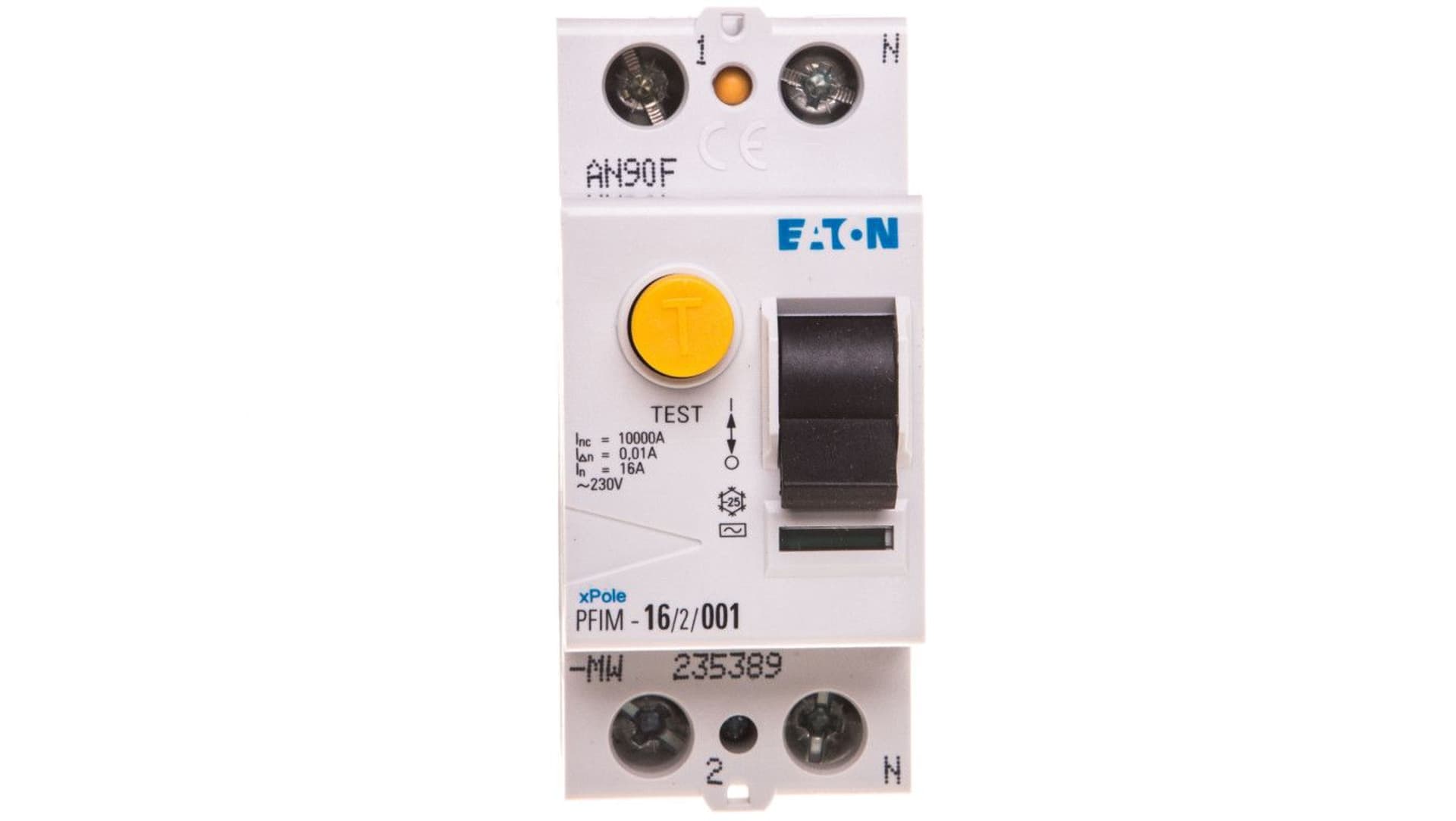 

Wyłącznik różnicowoprądowy 2P 16A 0,01A typ AC PFIM-16/2/001-MW 235389