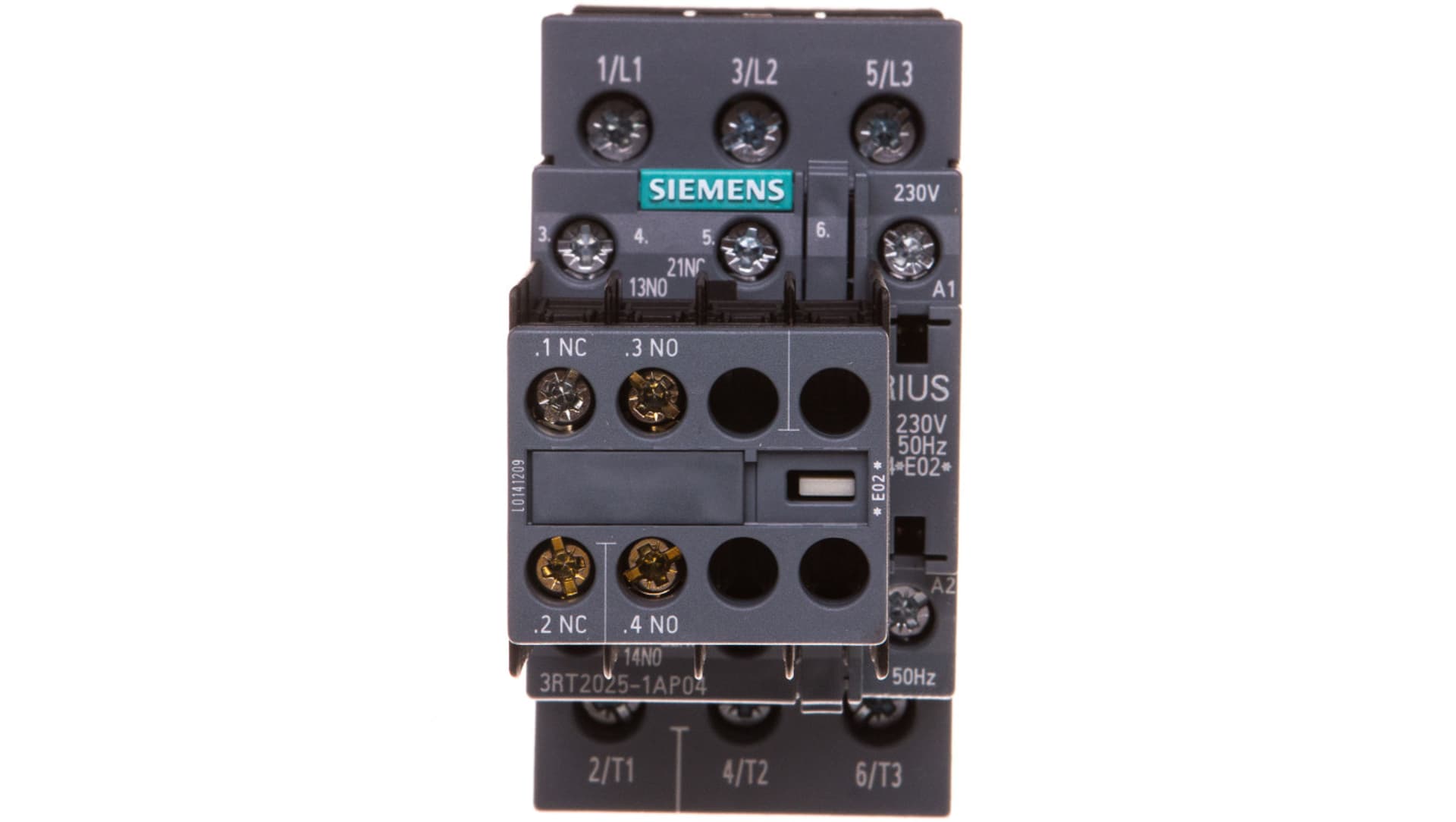 

Stycznik mocy 17A 3P 230V AC 2Z 2R S0 3RT2025-1AP04