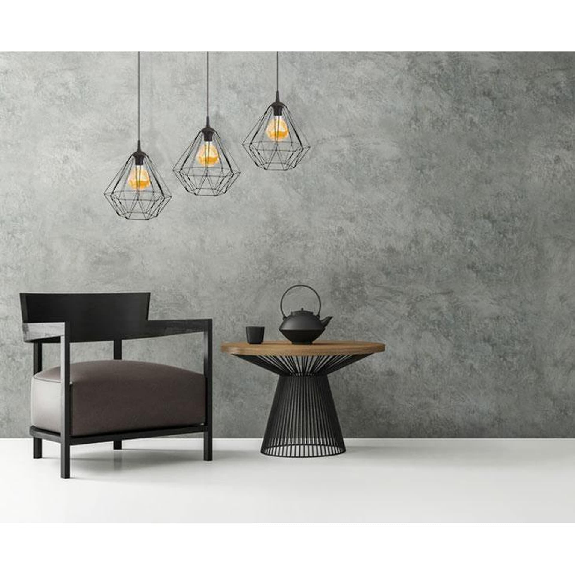 

Lampa geometryczna Diamond czarna 25 cm LOFT