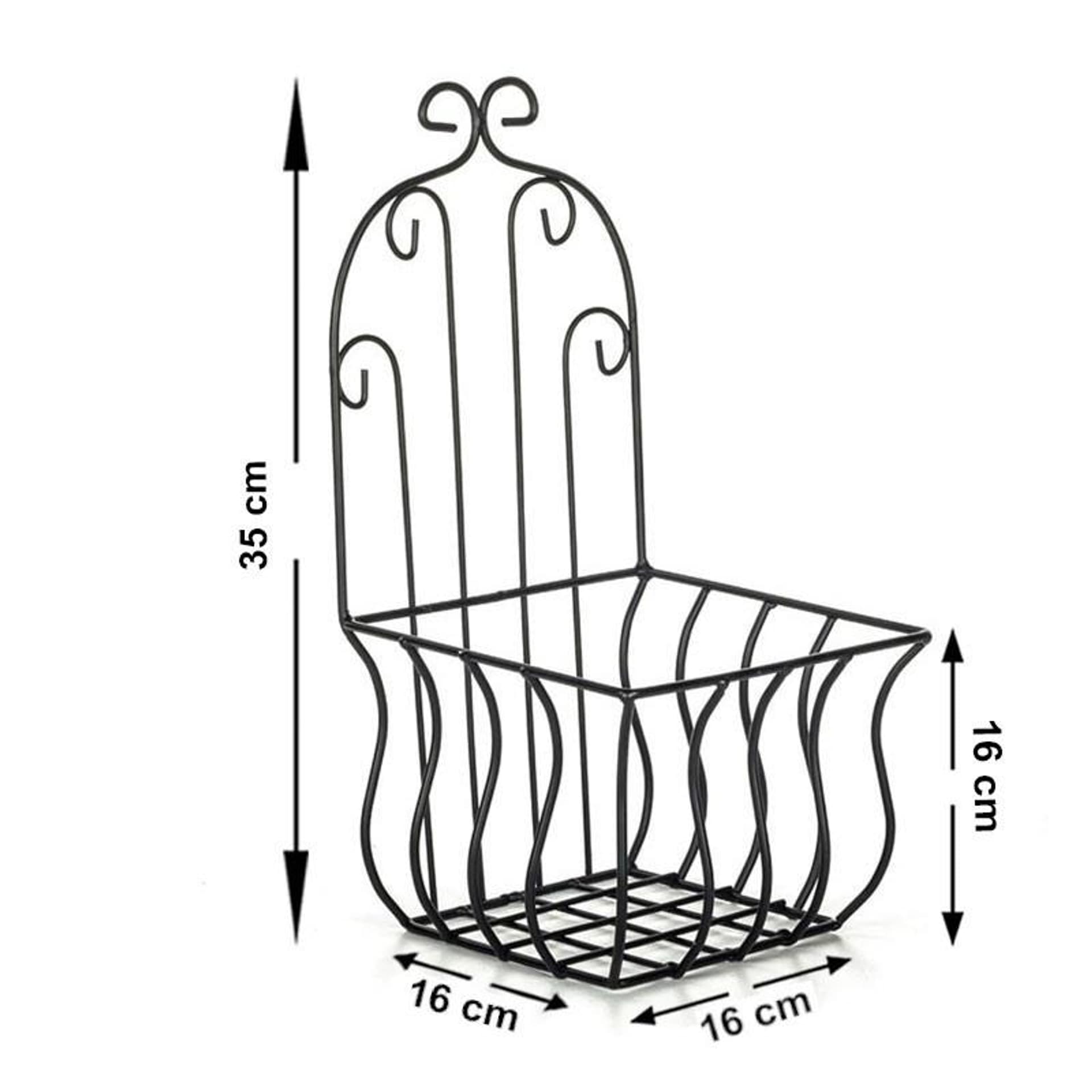 

Kwietnik ścienny wys 35 cm