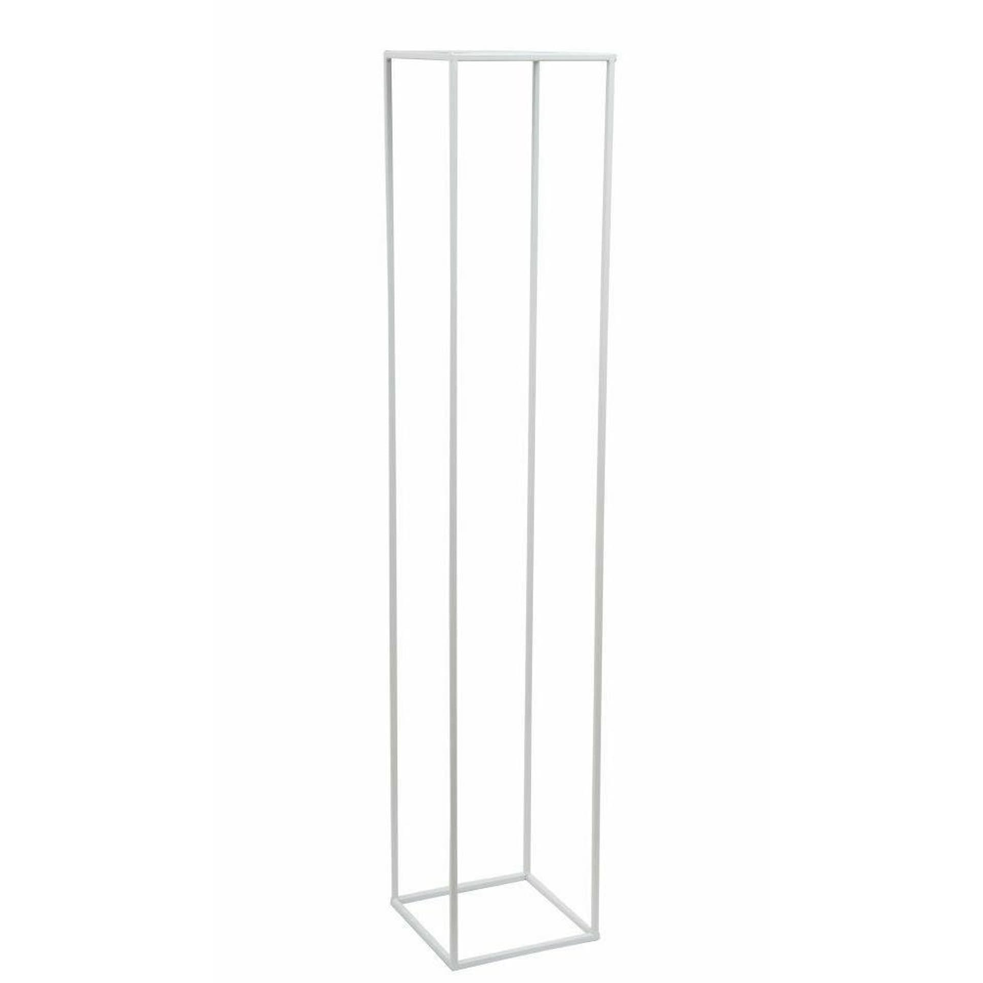 

Biały nowoczesny kwietnik stojący 130 cm LOFT