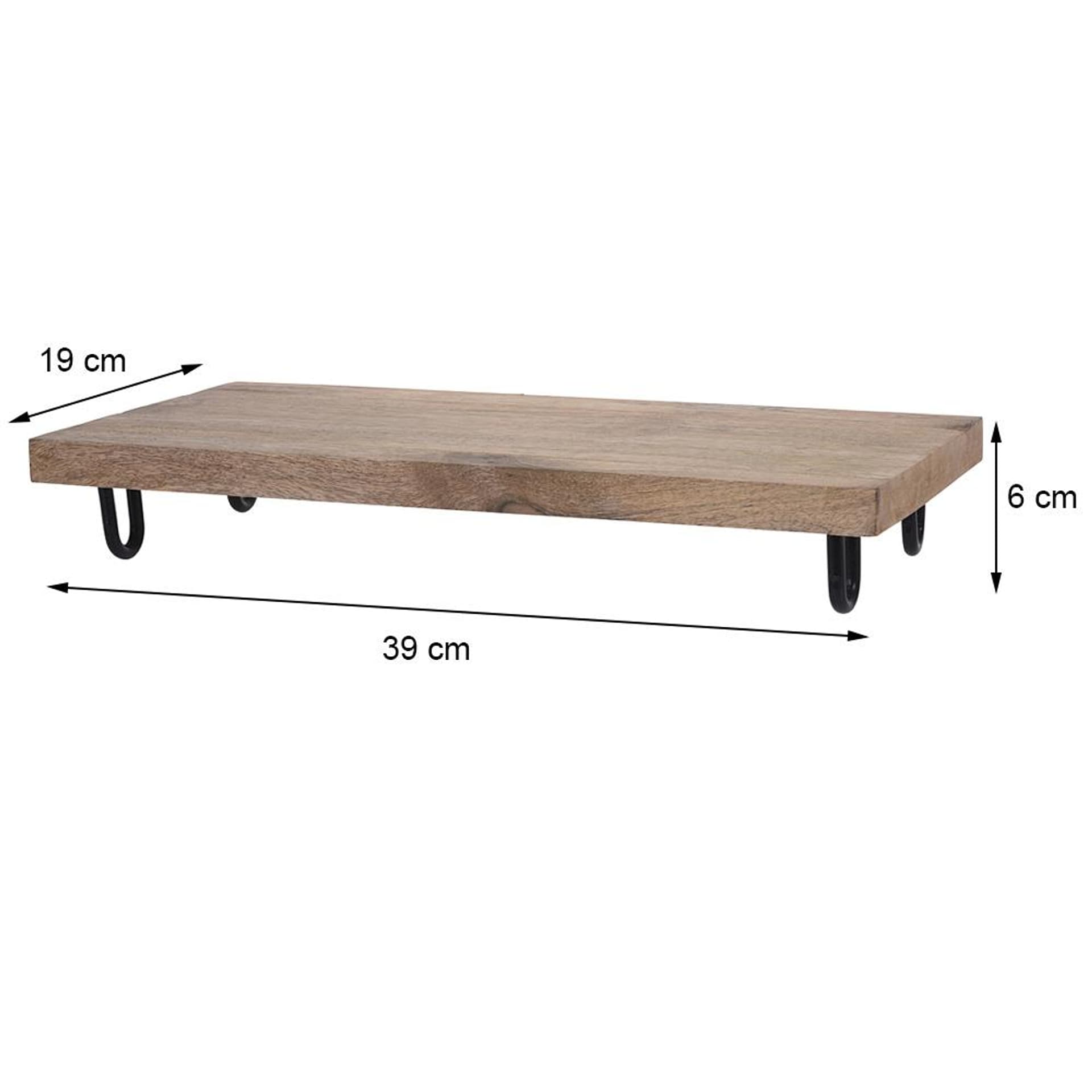 

Taca drewniana na nóżkach 39 cm