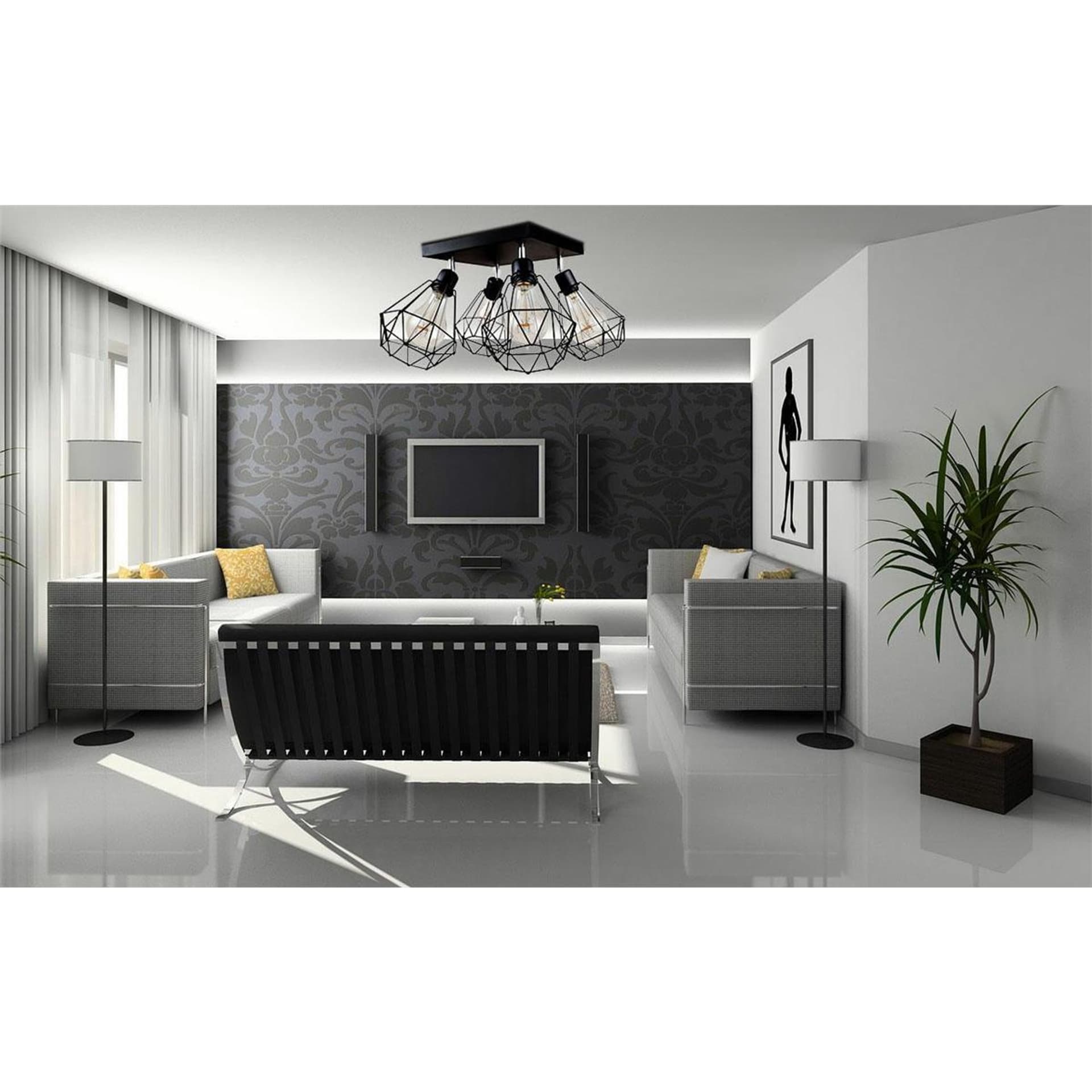 

Lampa sufitowa Diamante Quattro