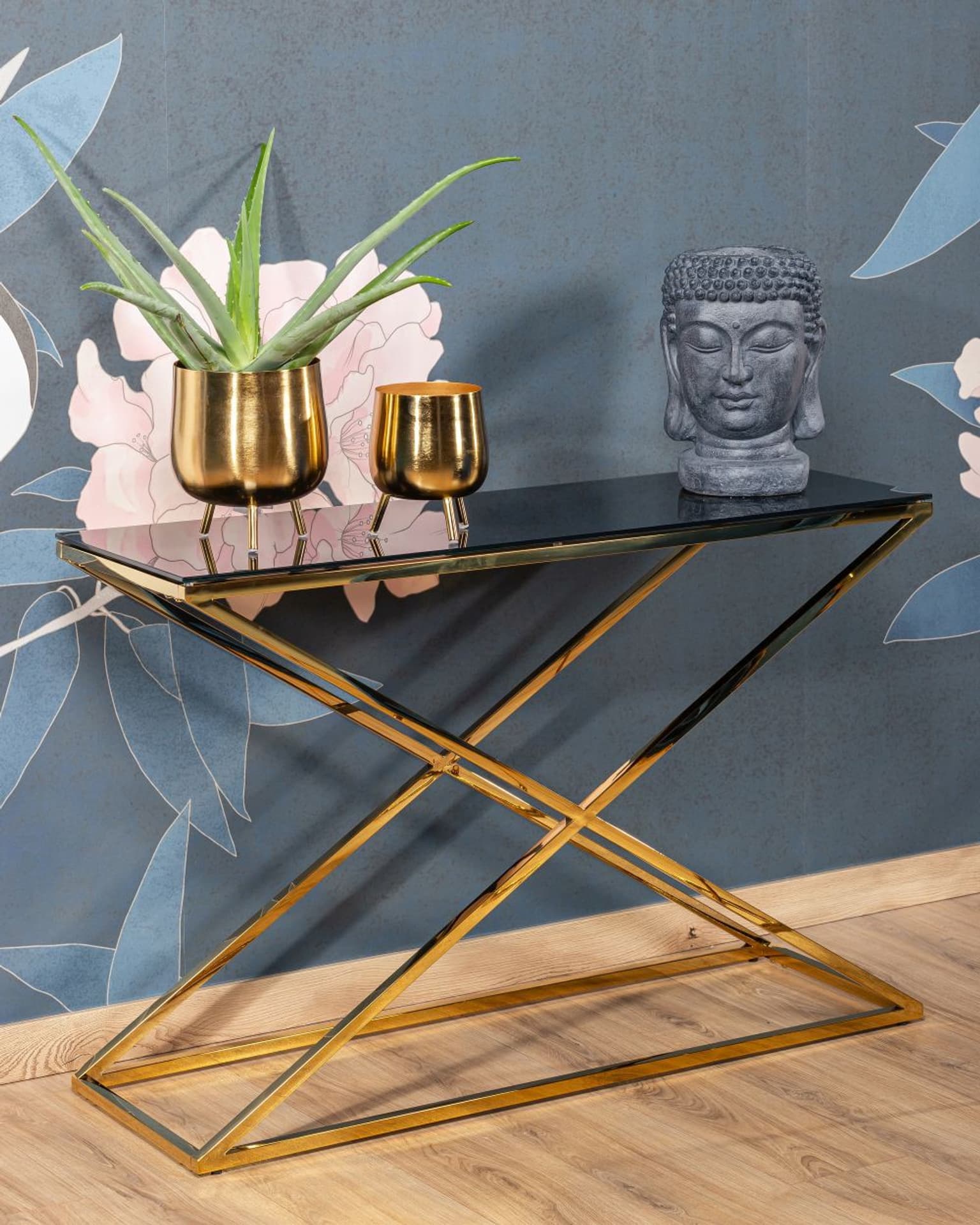 

Konsola Saliba Gold Black