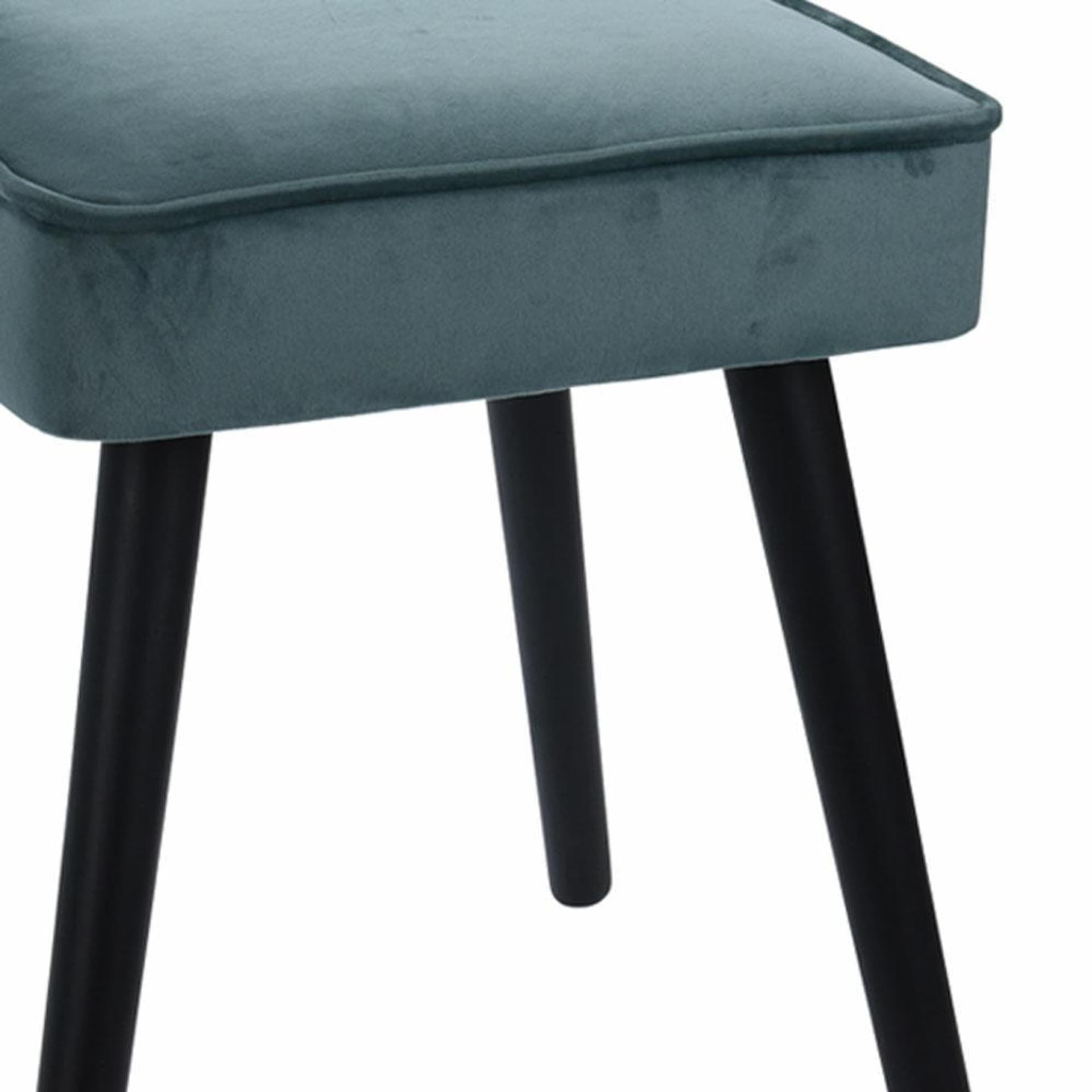 

Taboret tapicerowany Velvet niebieski