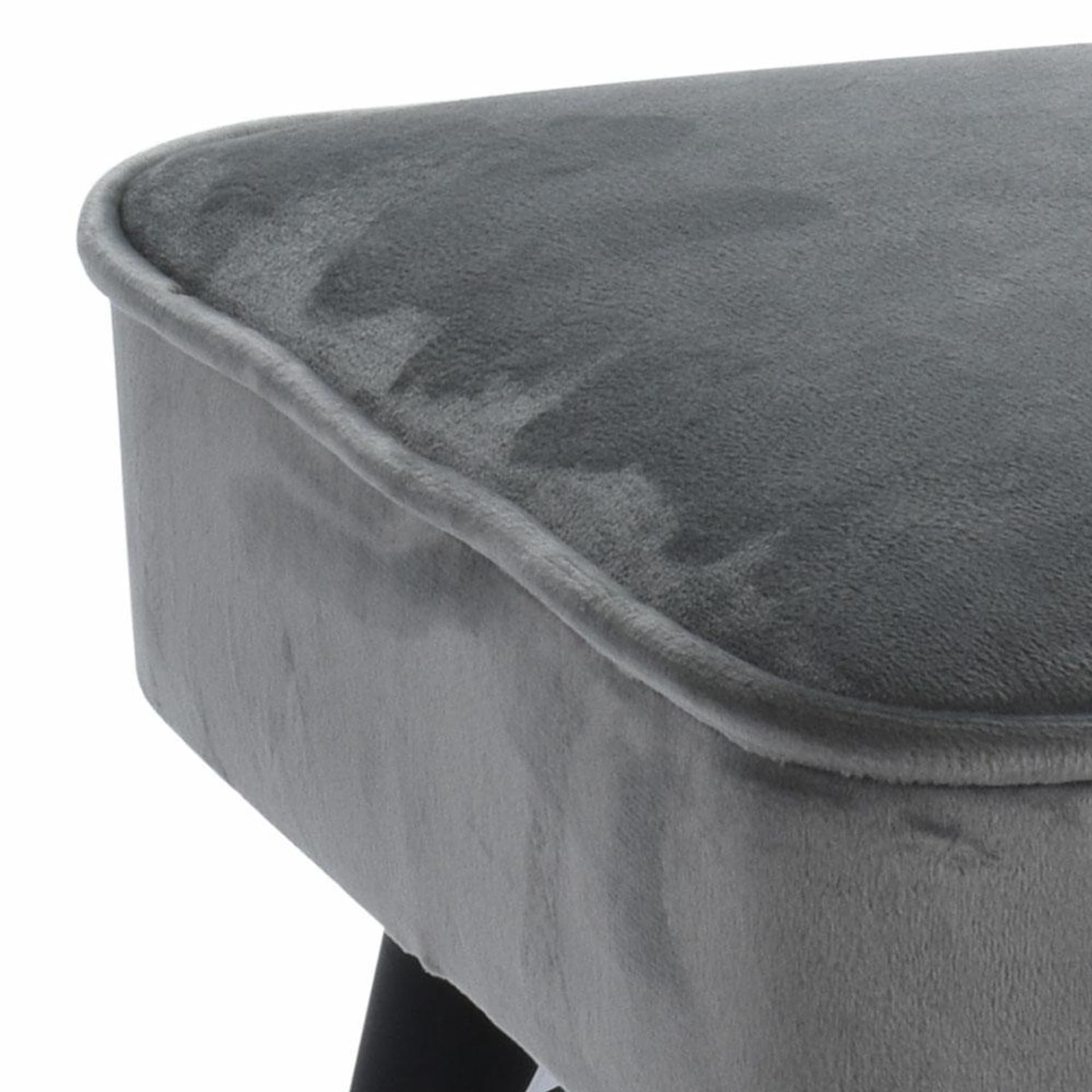 

Taboret tapicerowany Velvet szary