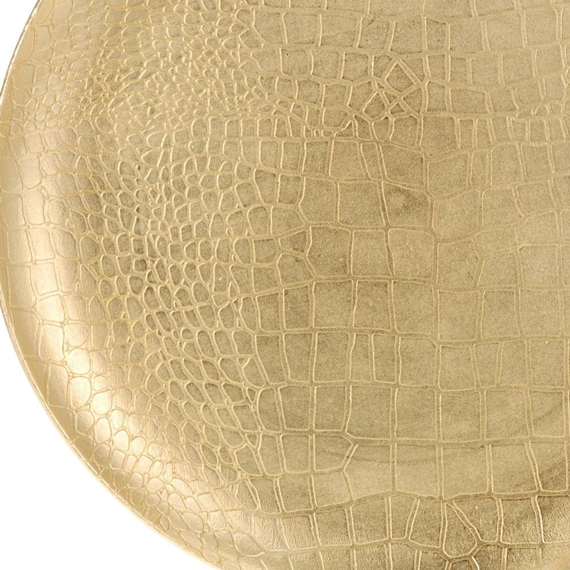 

Dekoracyjny talerz złoty 33 cm