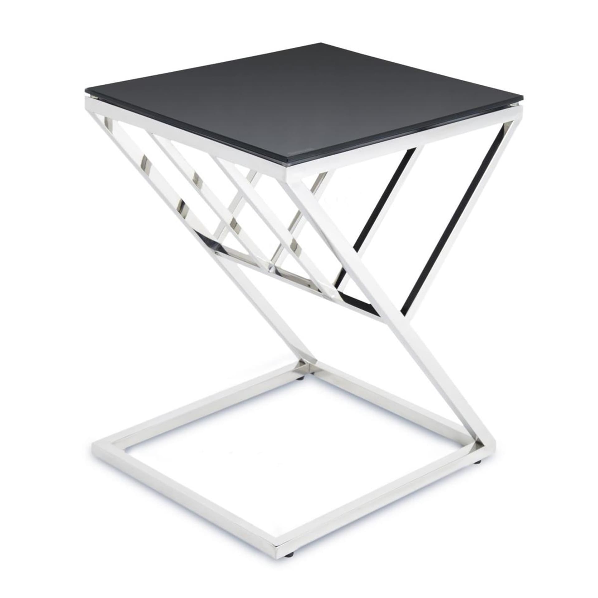 

Stolik kawowy Oblic Silver Black