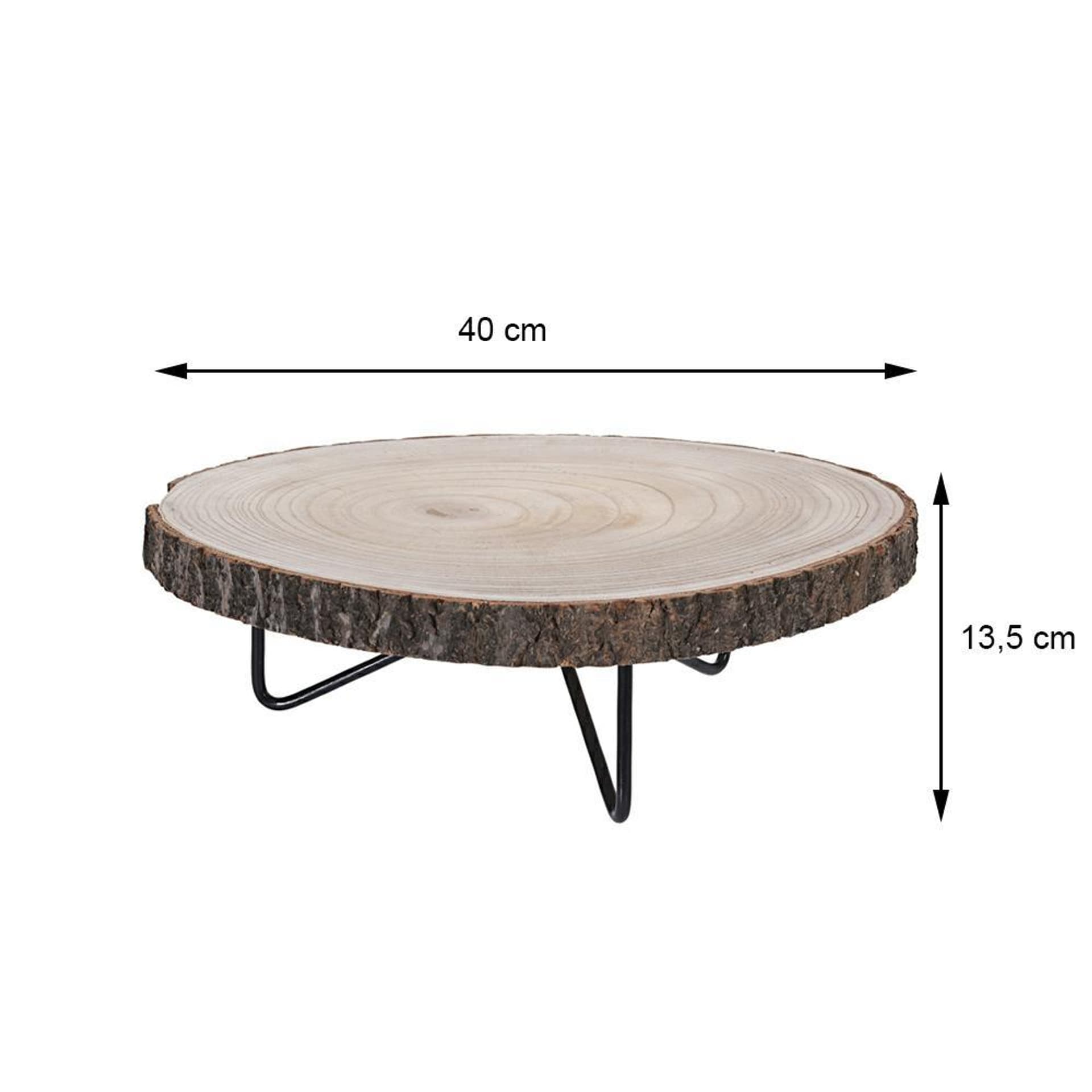 

Podstawka drewniana na 3 nogach 40 cm