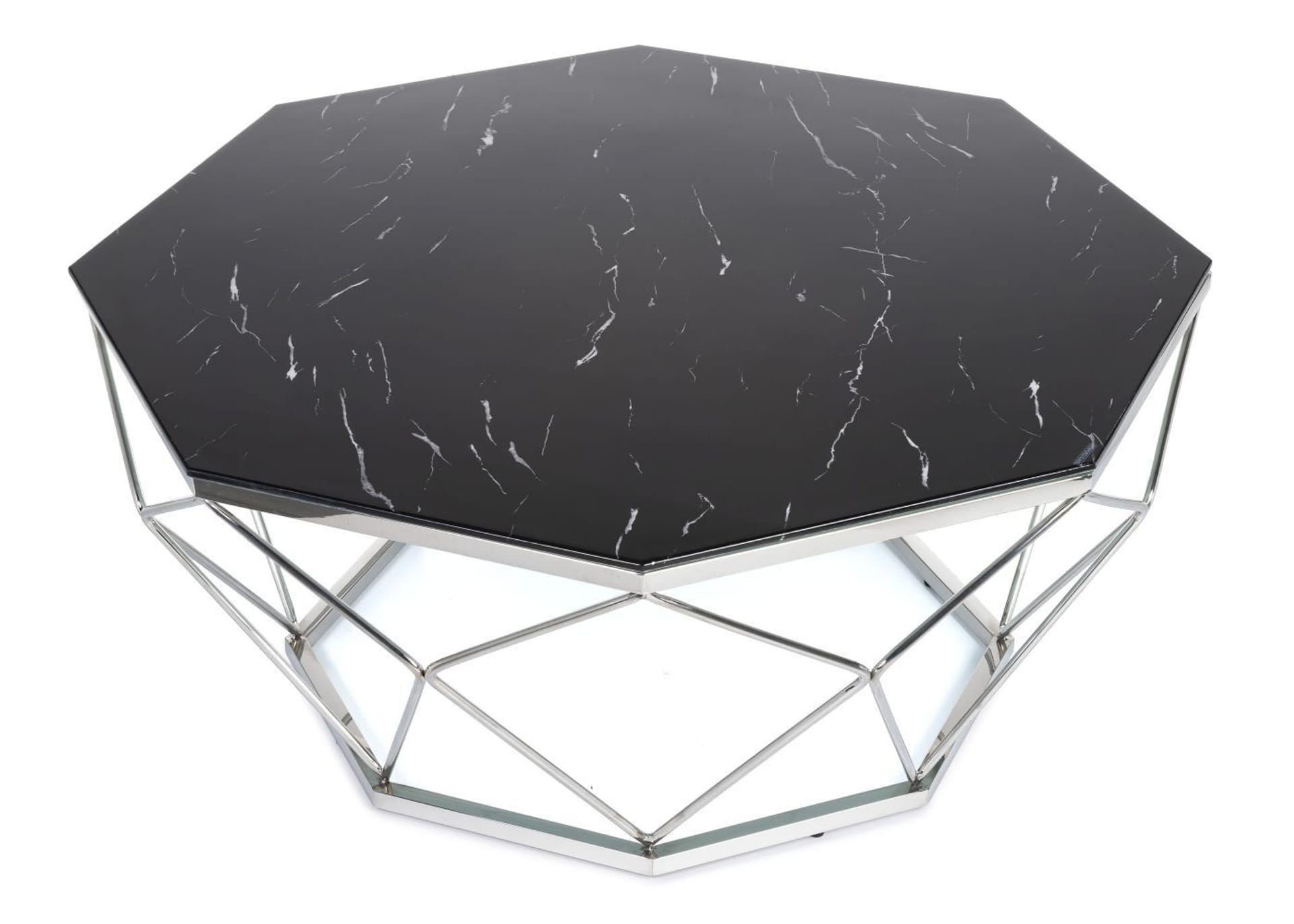 

Stolik kawowy Volare Silver Black