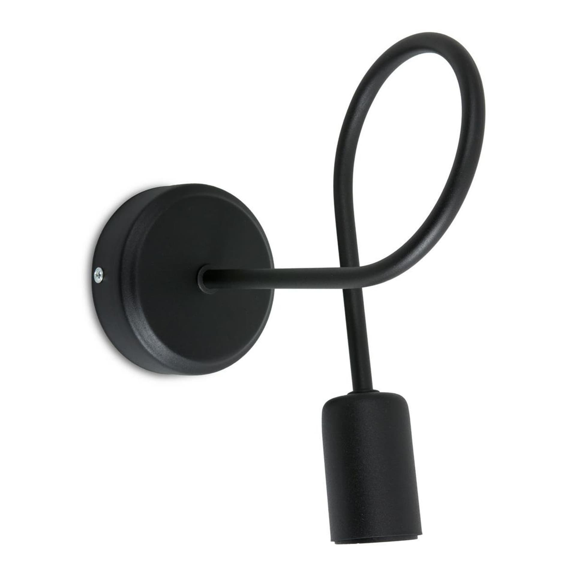 

Lampa wisząca Pig Tail czarna nowoczesna