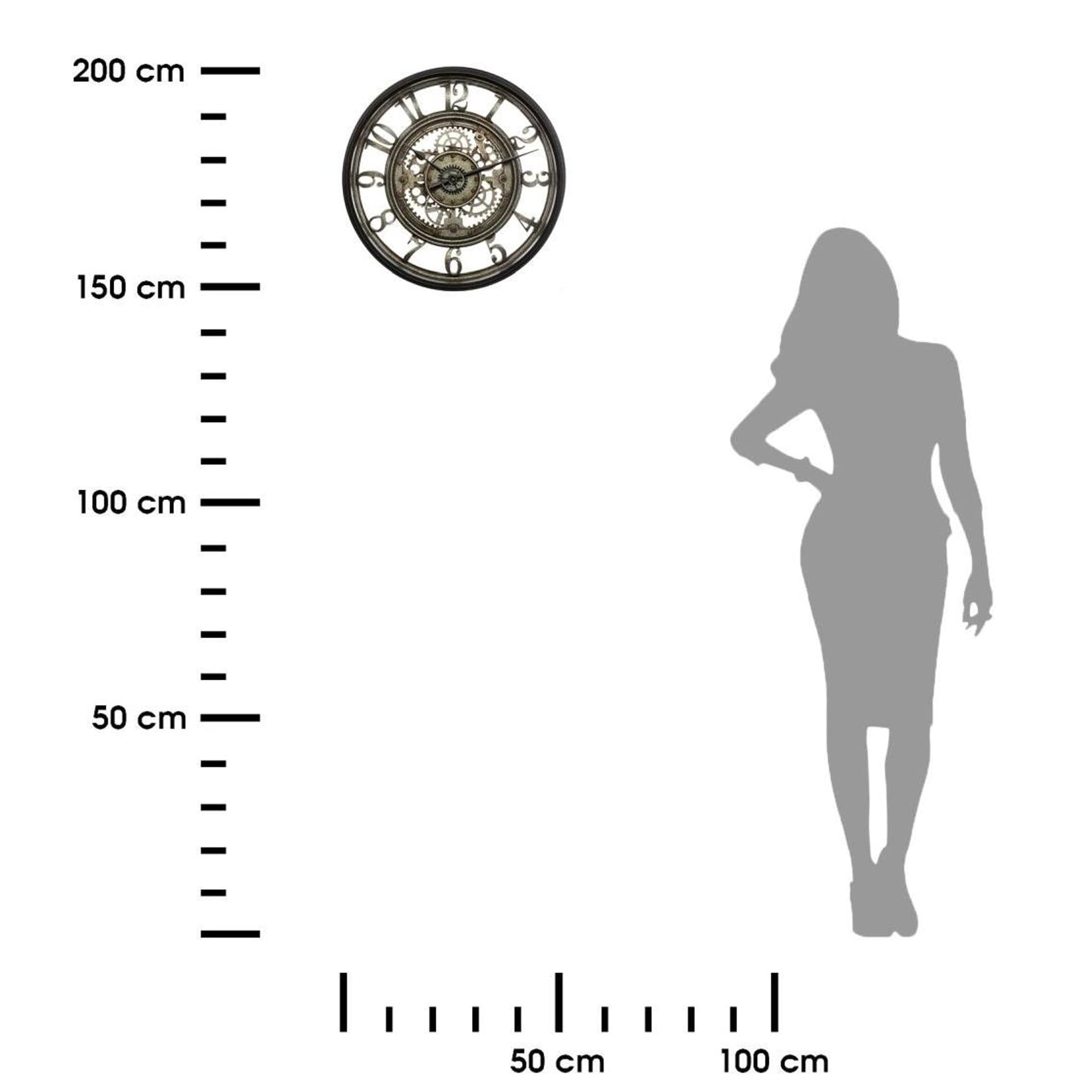 

Zegar ścienny Meca 51 cm