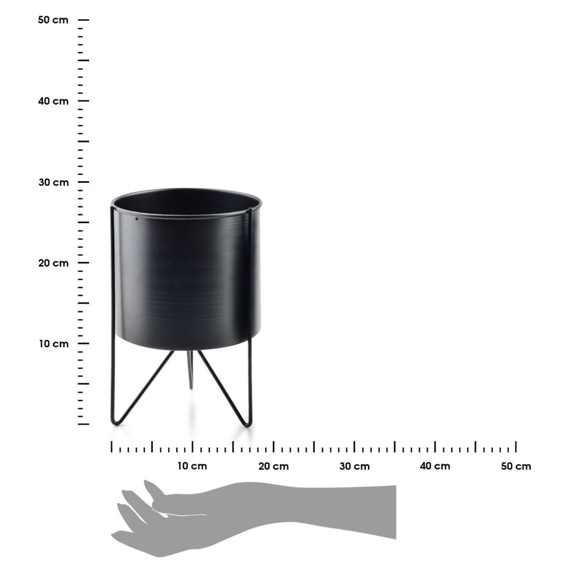 

Osłonka Swen Cylindre Black 26 cm