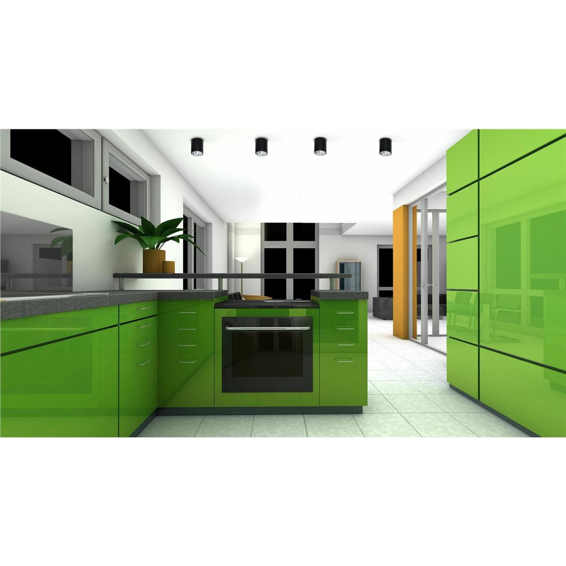 

Plafon natynkowy Downlight 11,2cm czarny