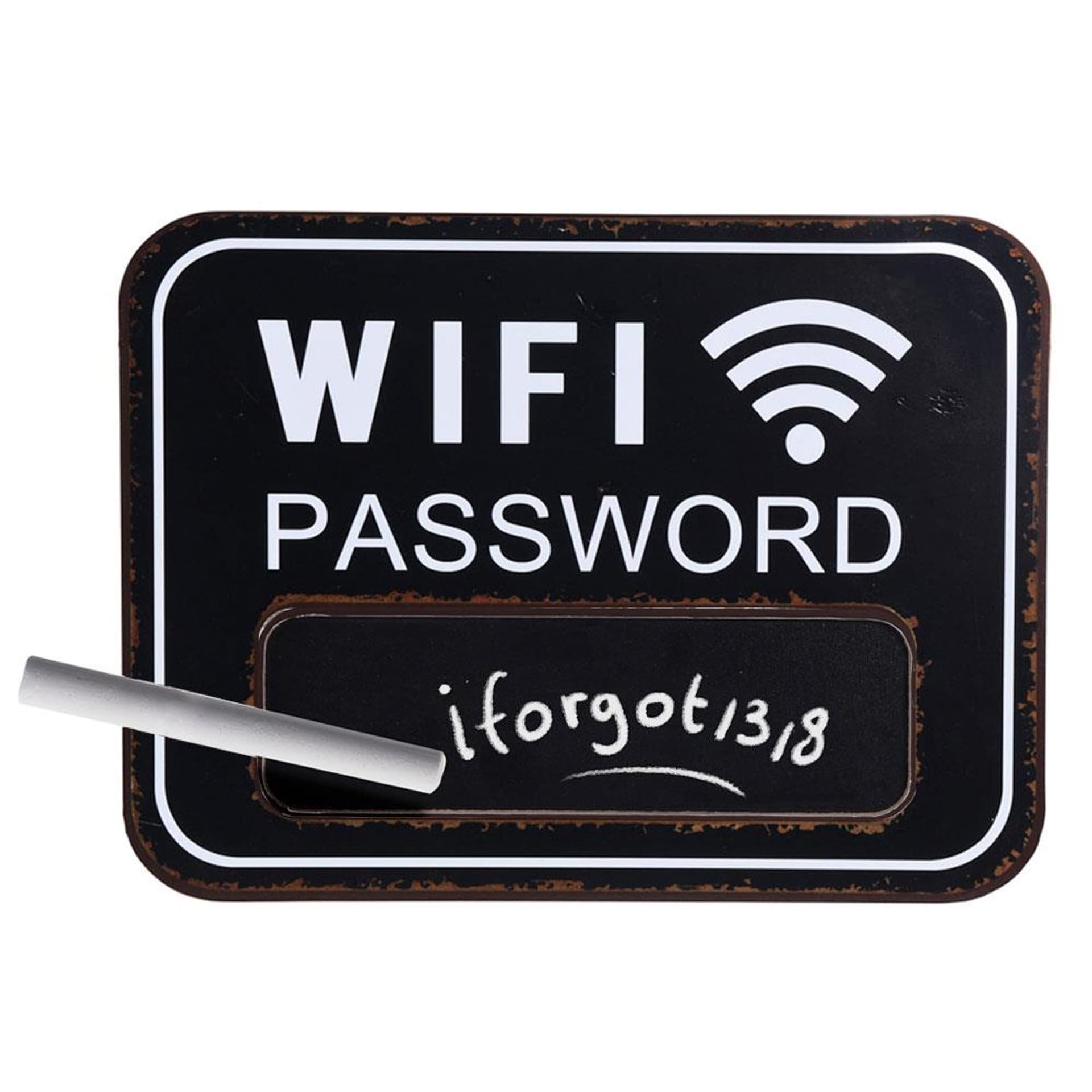 

Tablica ścienna czarna Wifi Password