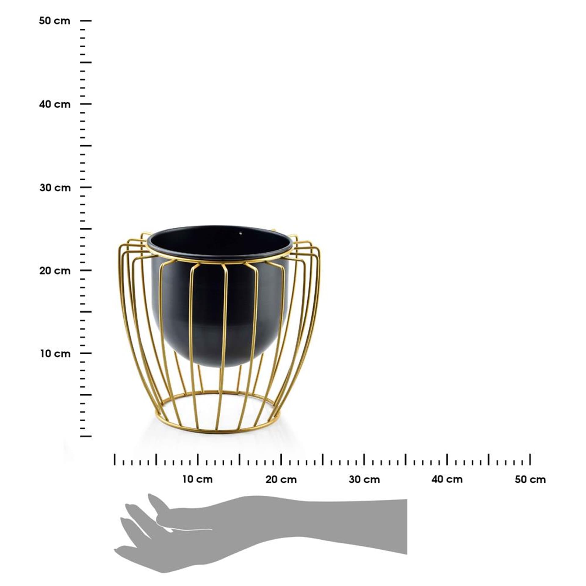 

Osłonka Swen Black and Gold 22 cm