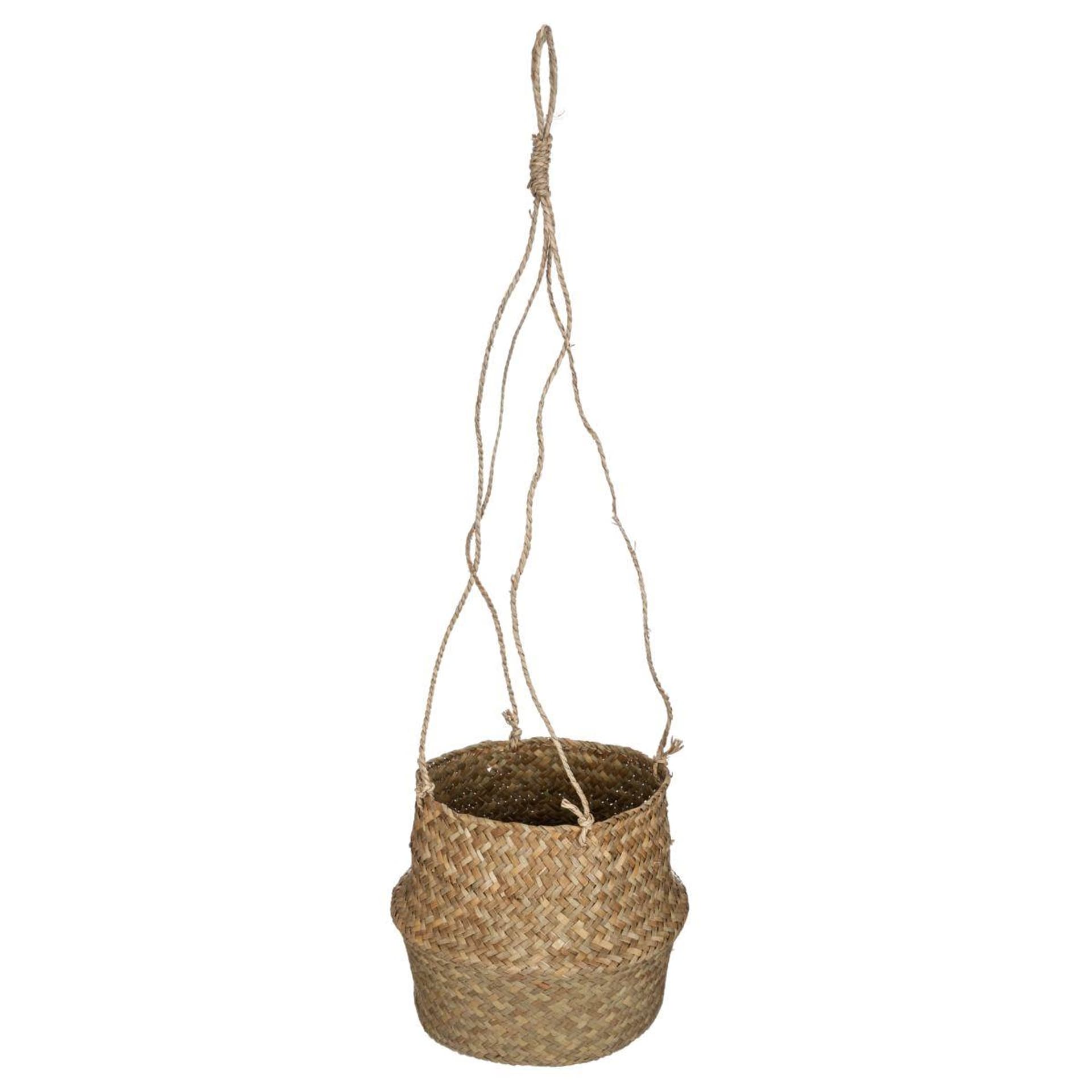 

Kwietnik wiszący z trawy morskiej 18 cm