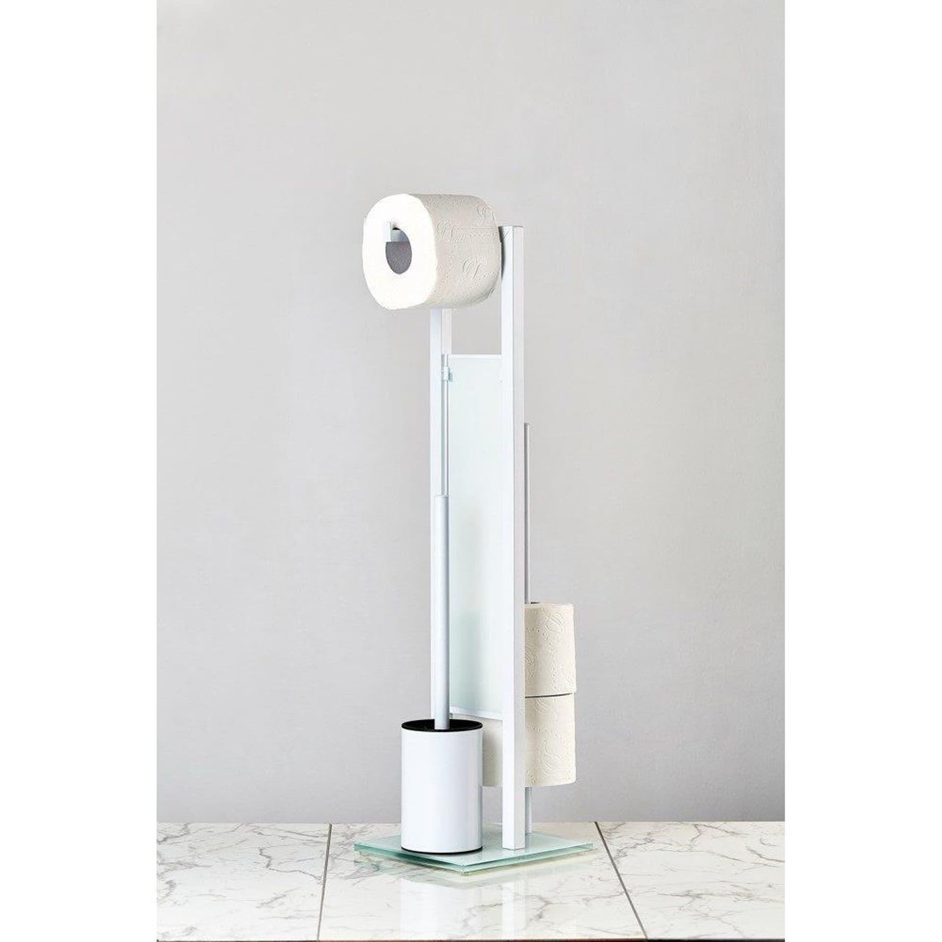 

Stojak na papier toaletowy Rivalta White