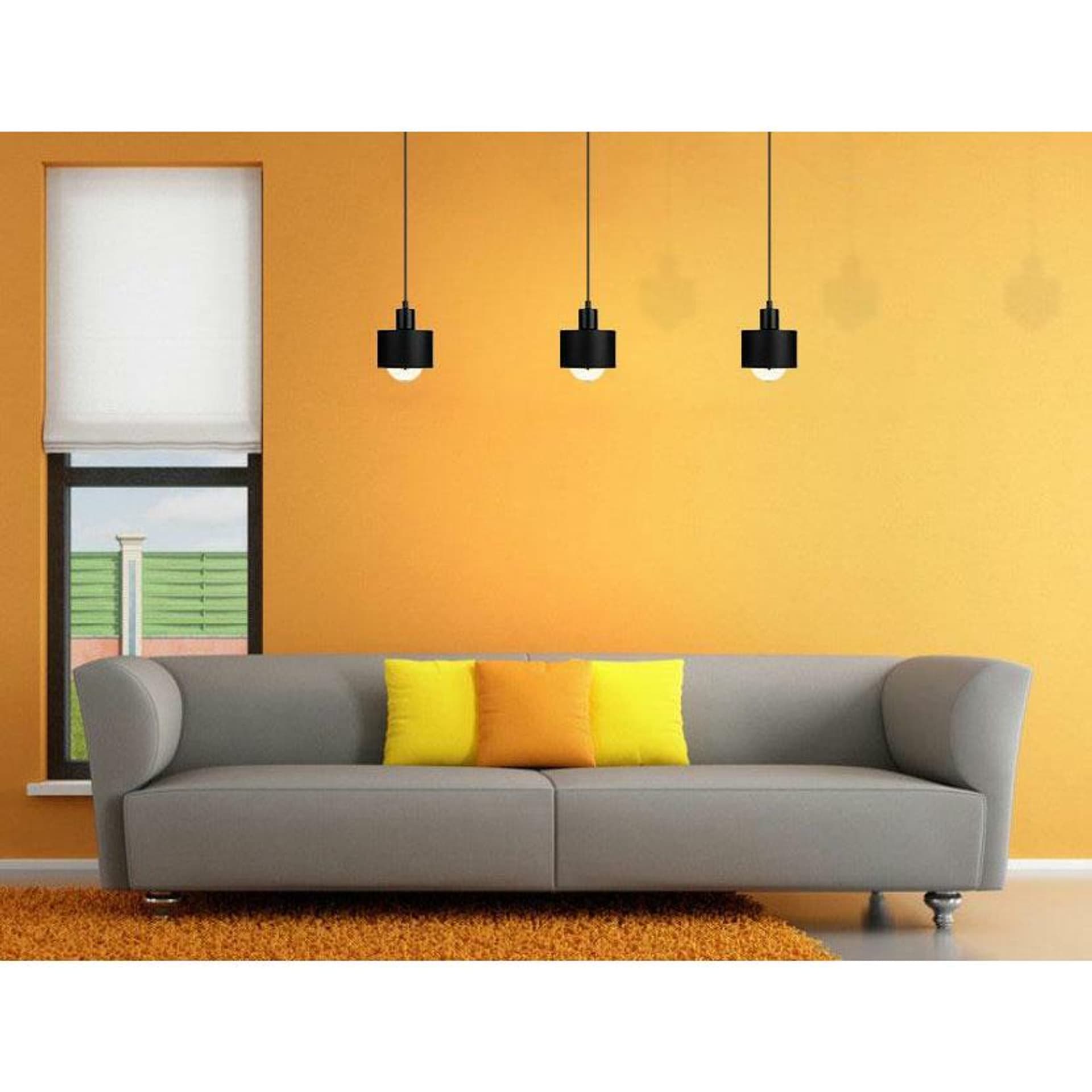 

Lampa wisząca BerlinStil 12 cm czarna