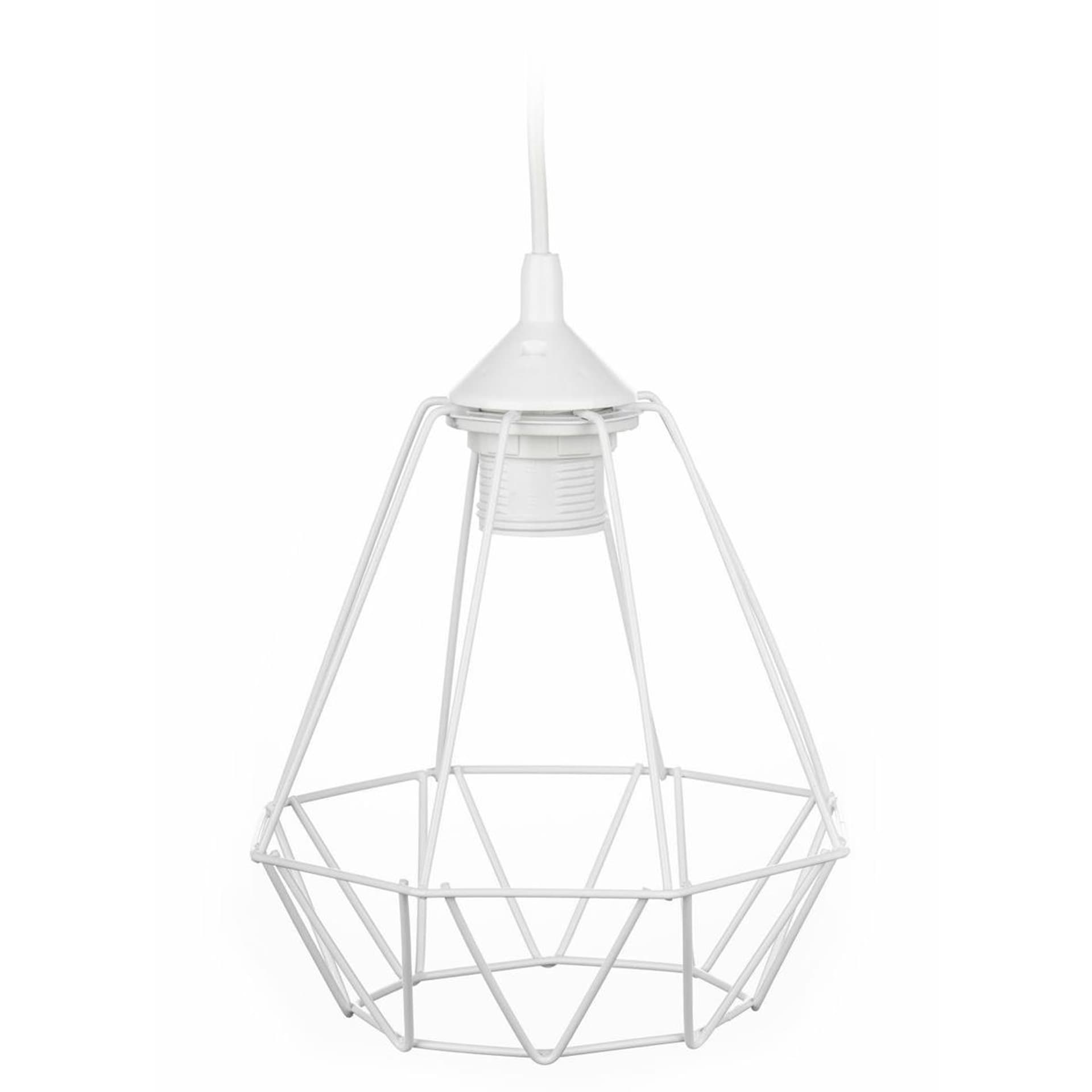 

Lampa wisząca Paris Diamond 19 cm biały
