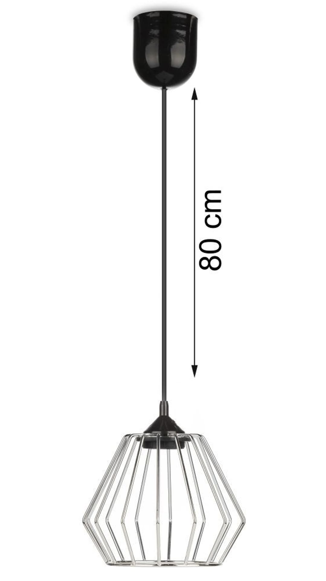 

Lampa wisząca WarsawLoft 13 cm srebrna