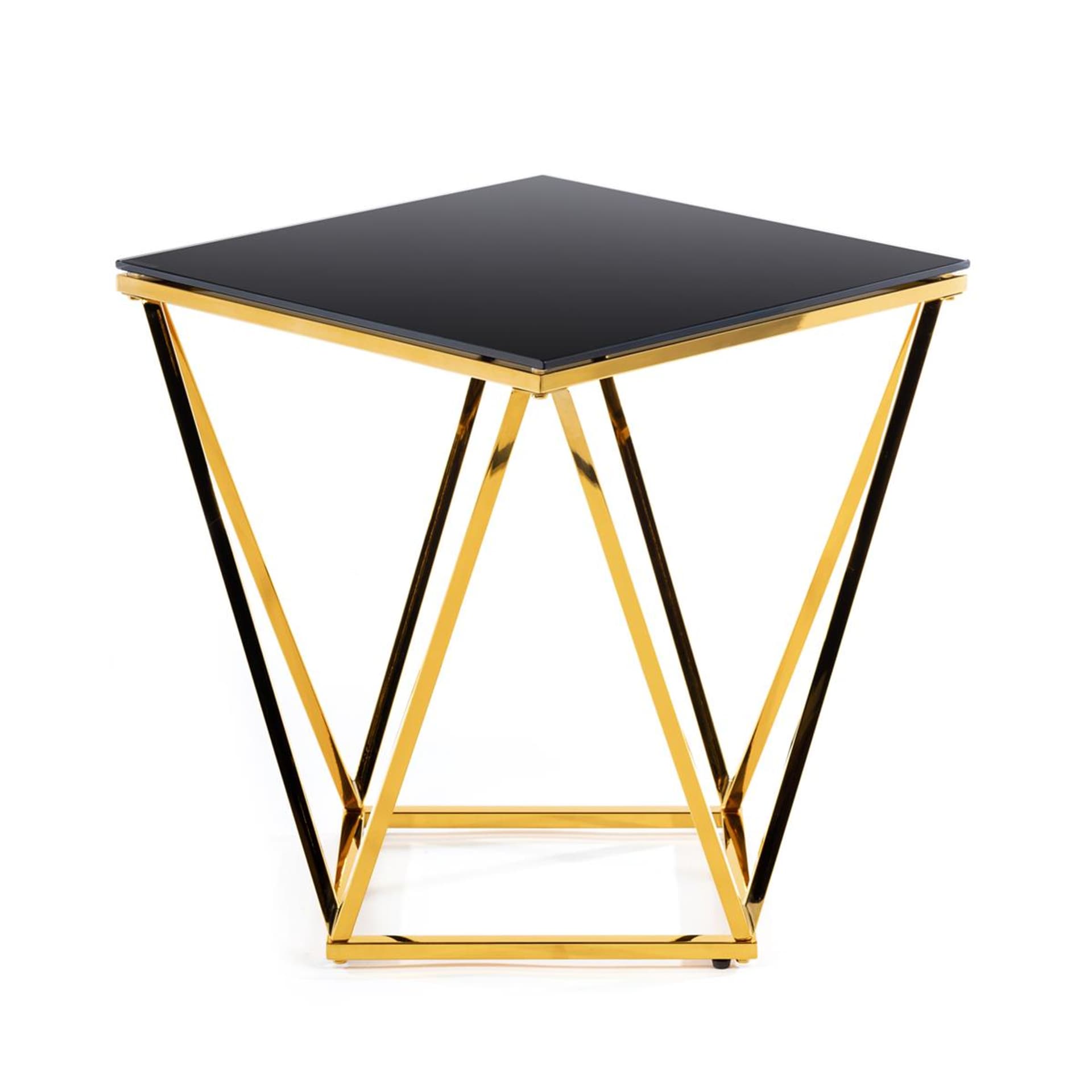

Stolik kawowy Diamanta Gold Black 50 cm