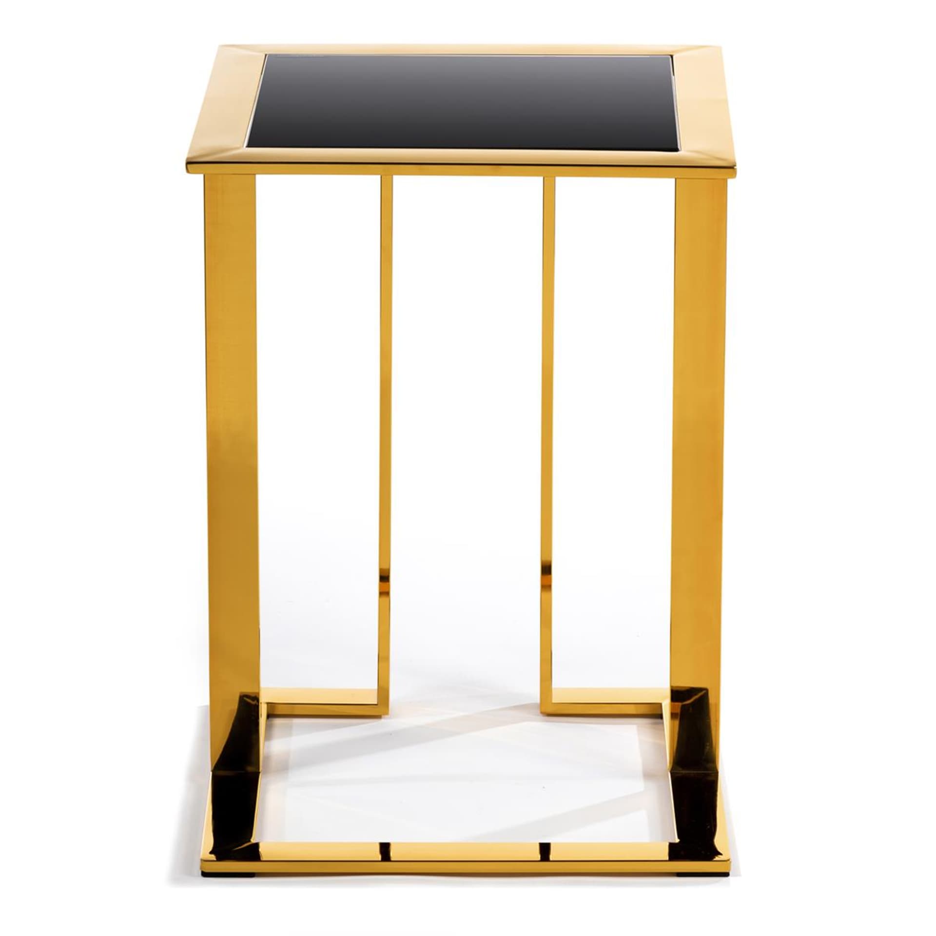

Stolik pomocnik Sawa Gold Black 40 cm