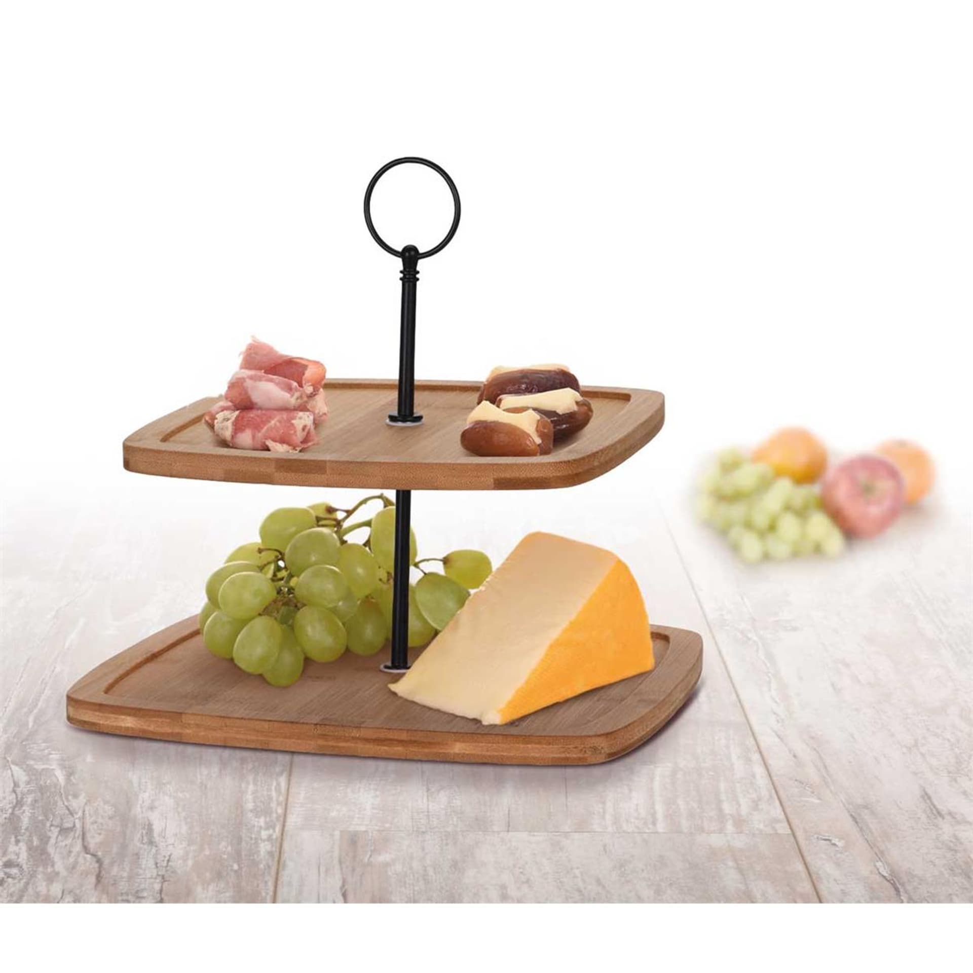

Bambusowa patera na ciasto kwadrat 23 cm