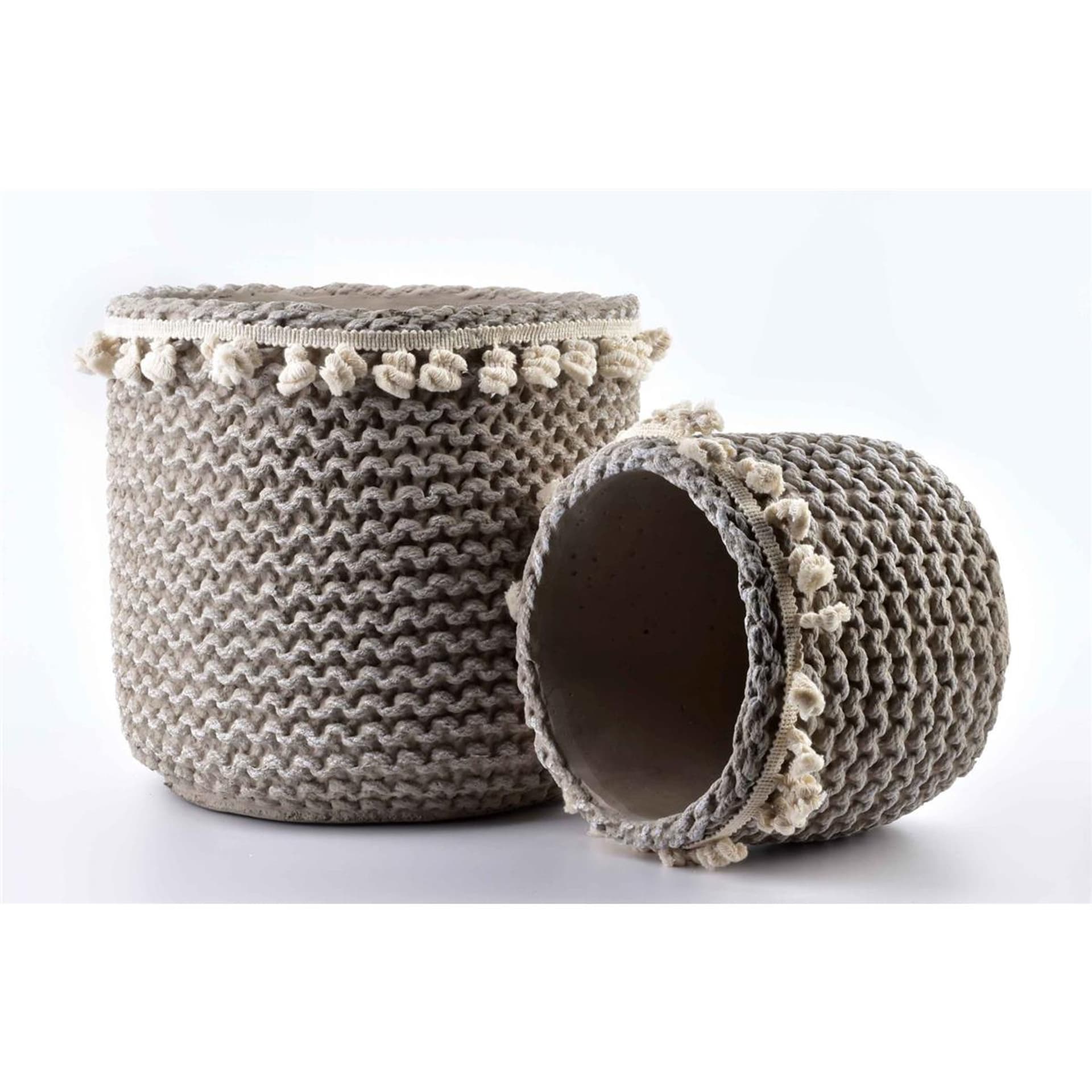 

Doniczka ceramiczna Rosita Pompoms 25 cm