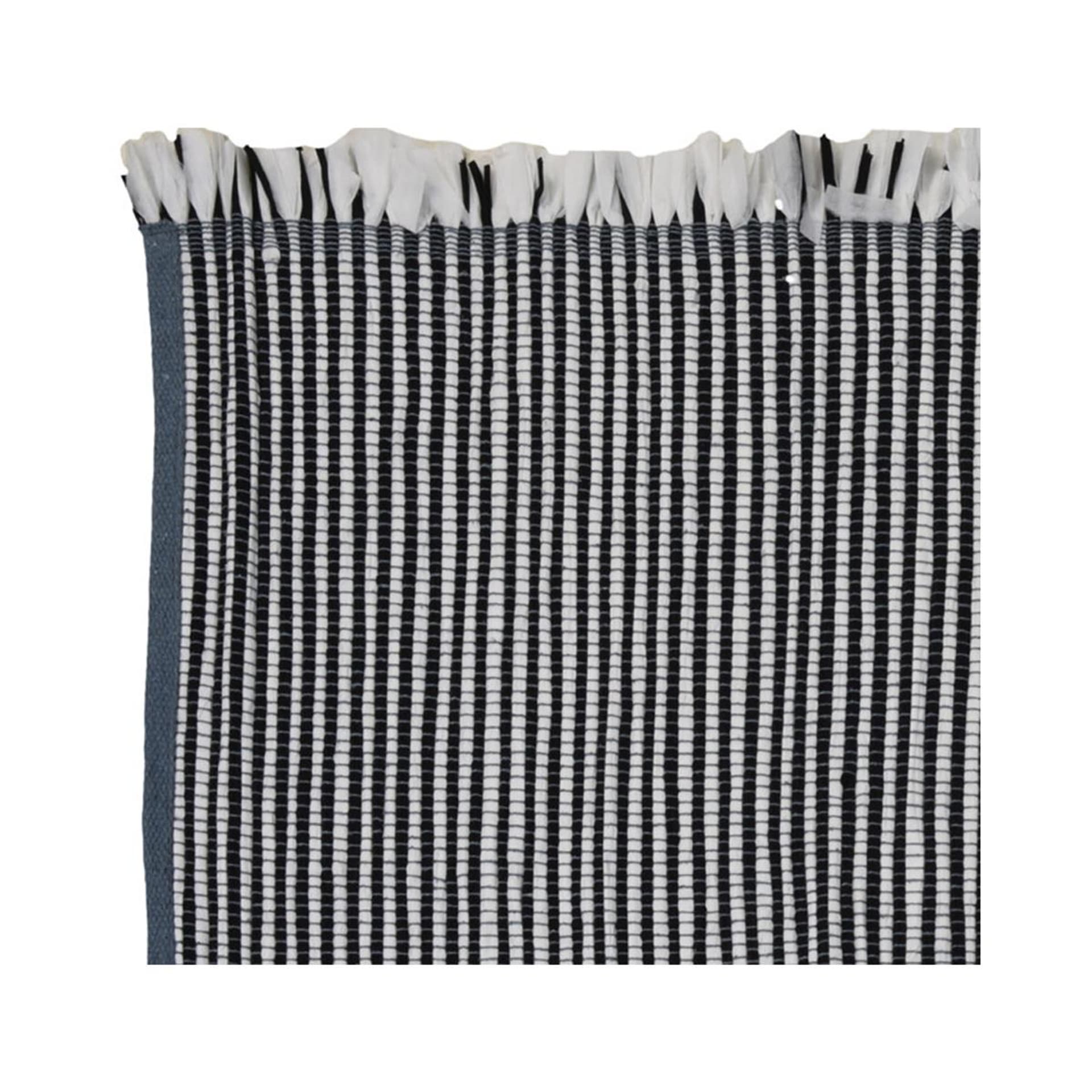 

Dywan z frędzlami Boho biało czarny 70cm