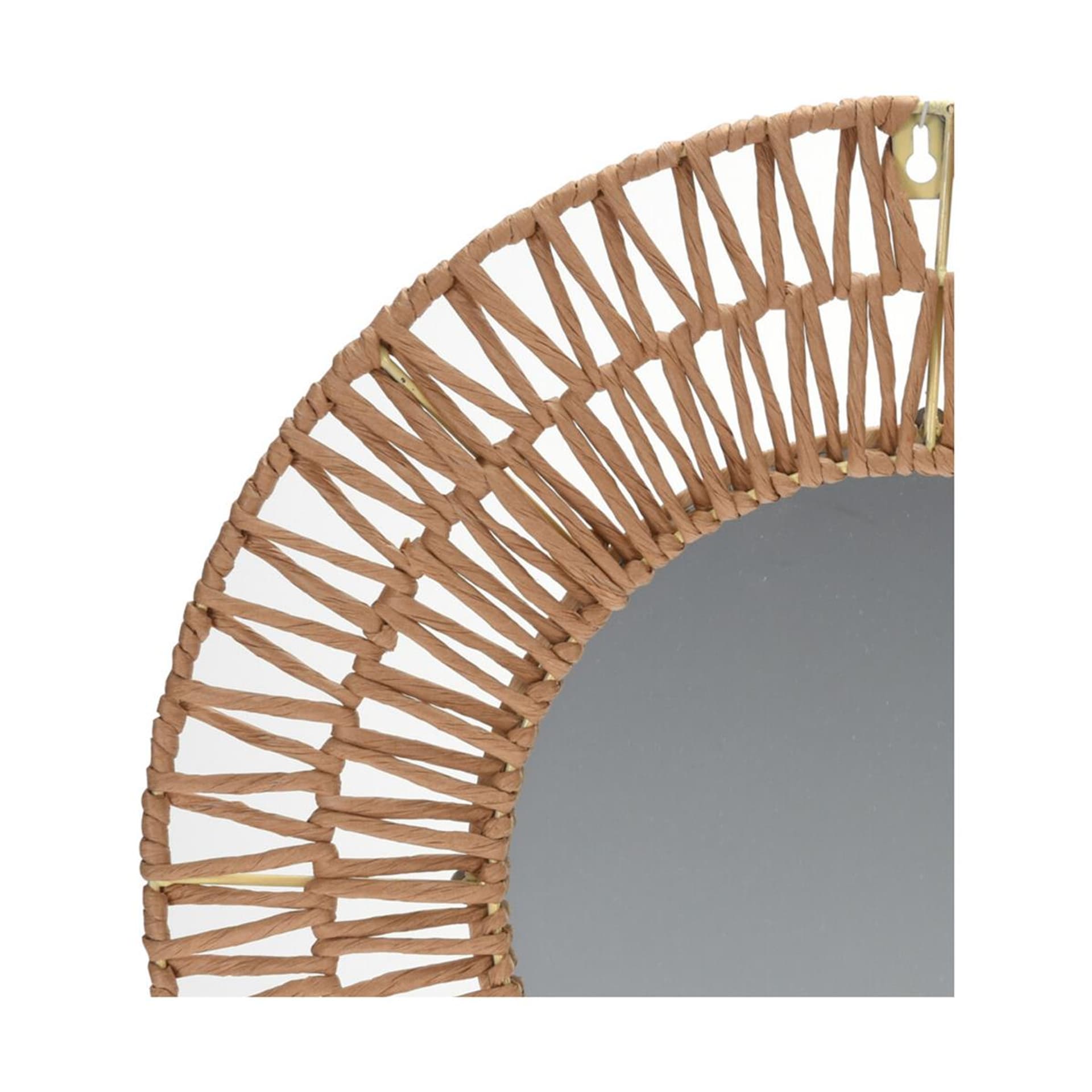 

Lustro ścienne z plecionej trawy 45 cm