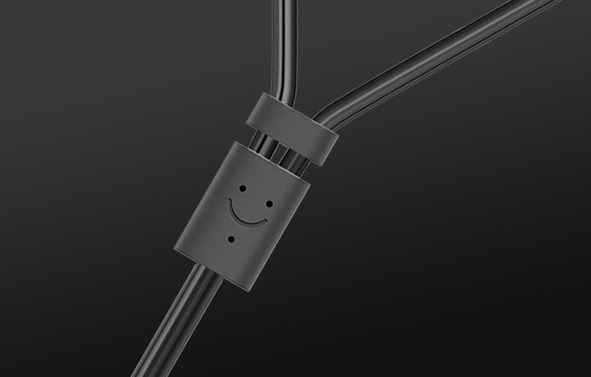 UGREEN AV102 Kabel 2x RCA (Cinch) jack 3.5 mm 1m (czarny)