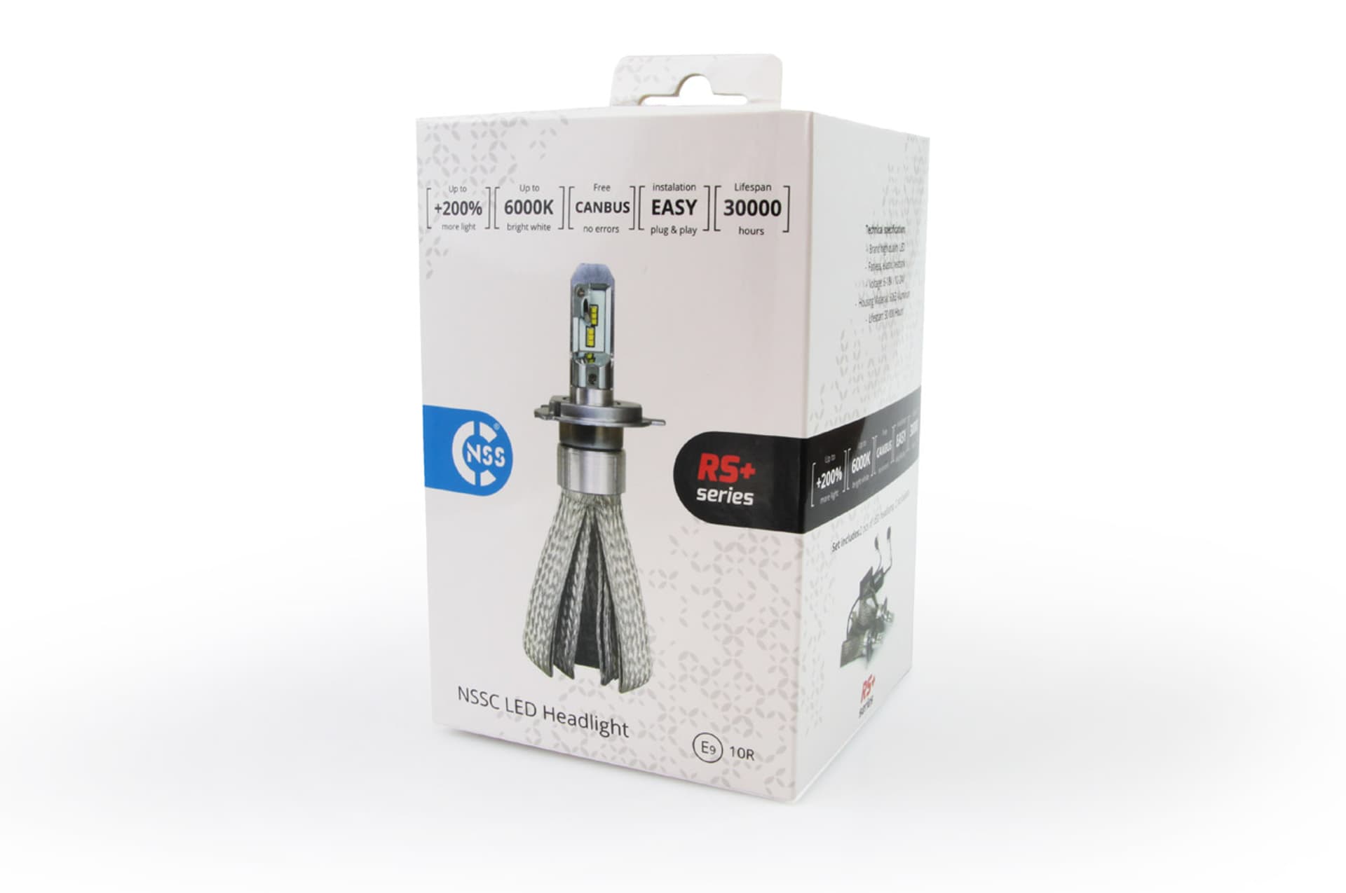 

Żarówki samochodowe led rs+ series h4 50w slim amio-01082