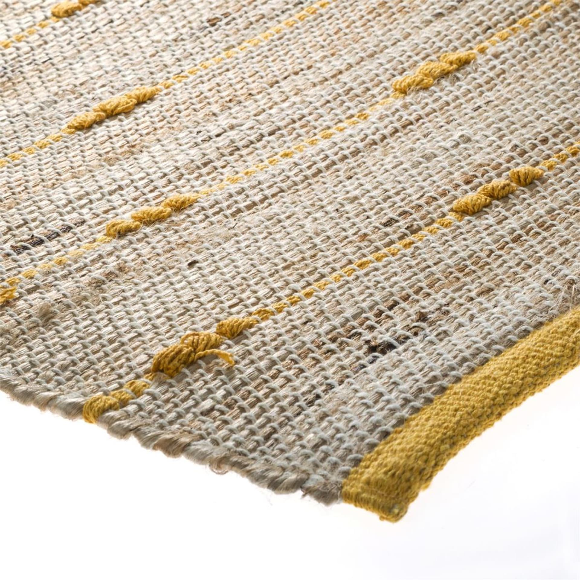 

Dywan jutowy 60x90 cm Yellow Stripe