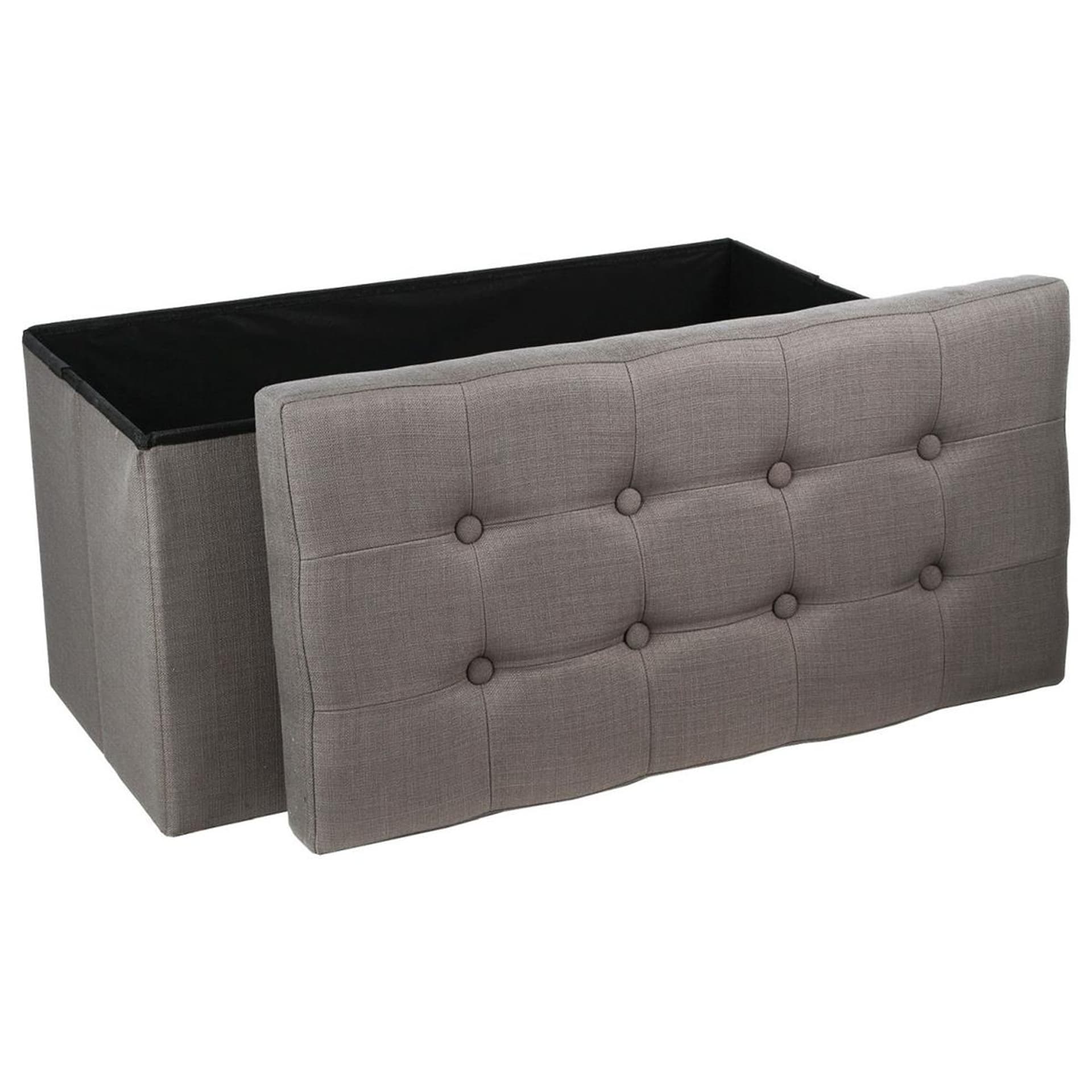 

Pufa pikowana Lysandre Grey 78x38 cm