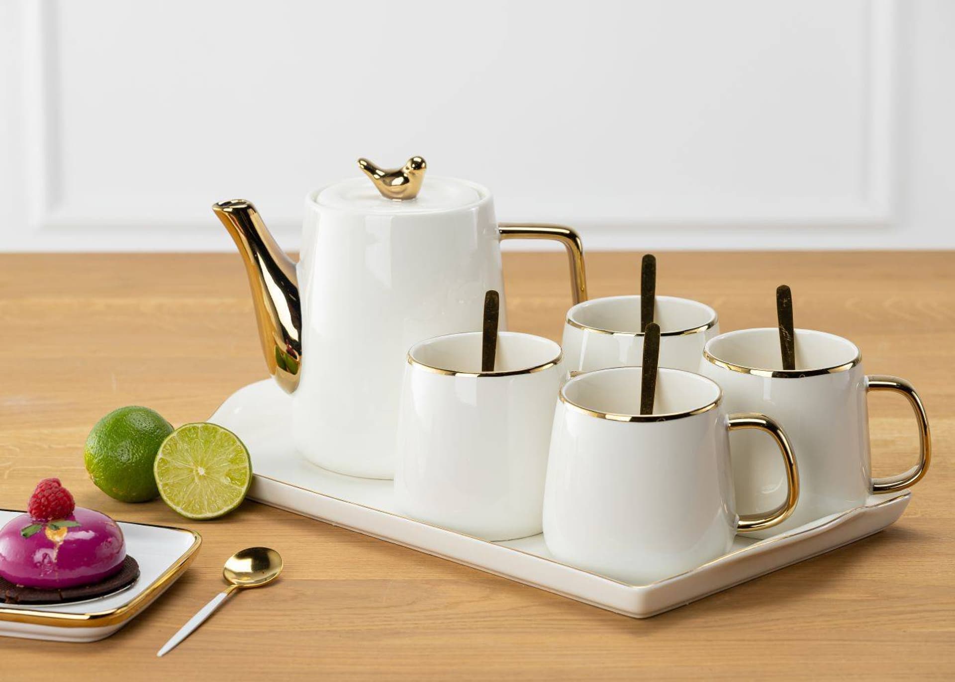 

Serwis kawowy Noah White Gold