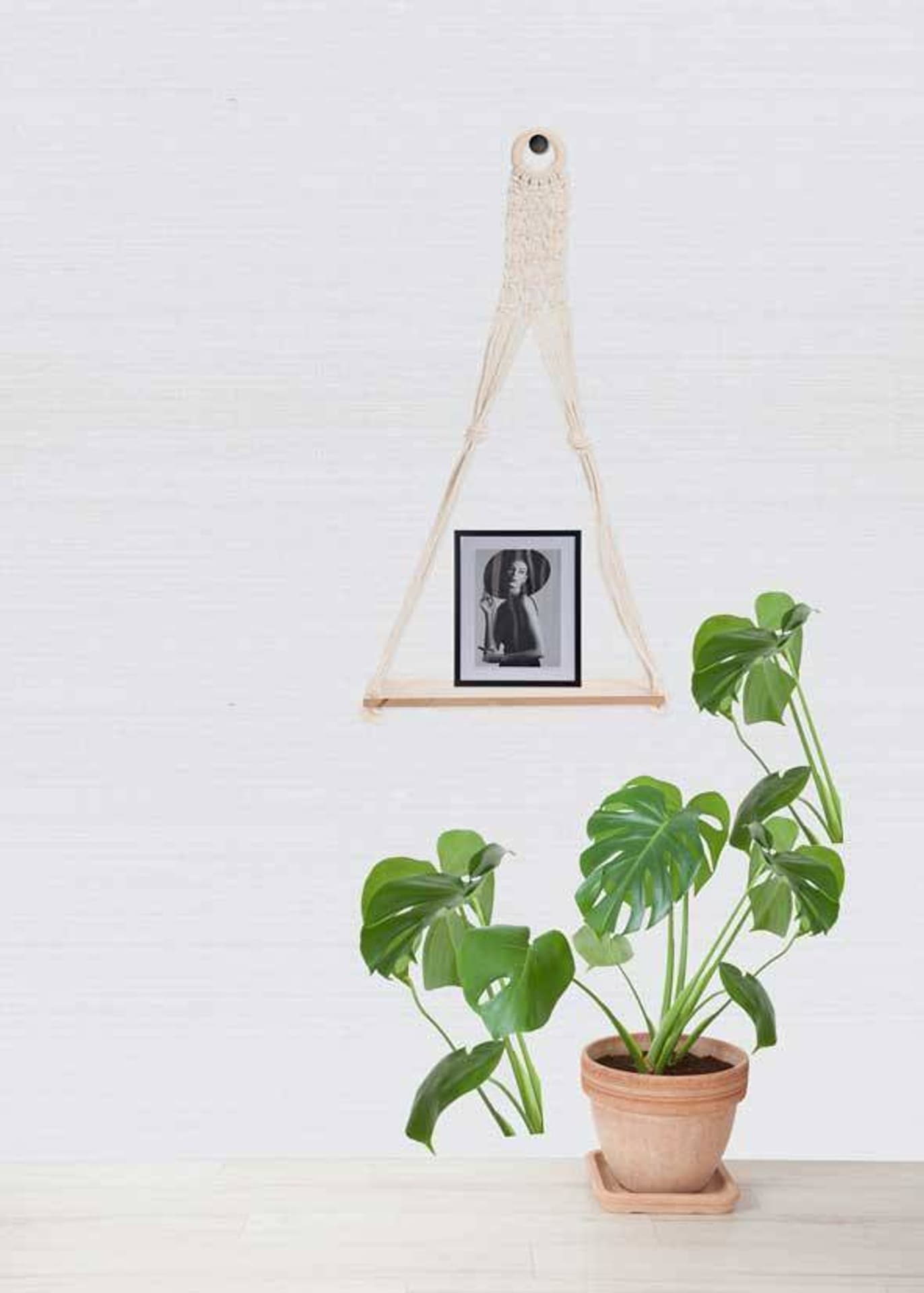 

Półka wisząca ścienna boho pojedyncza