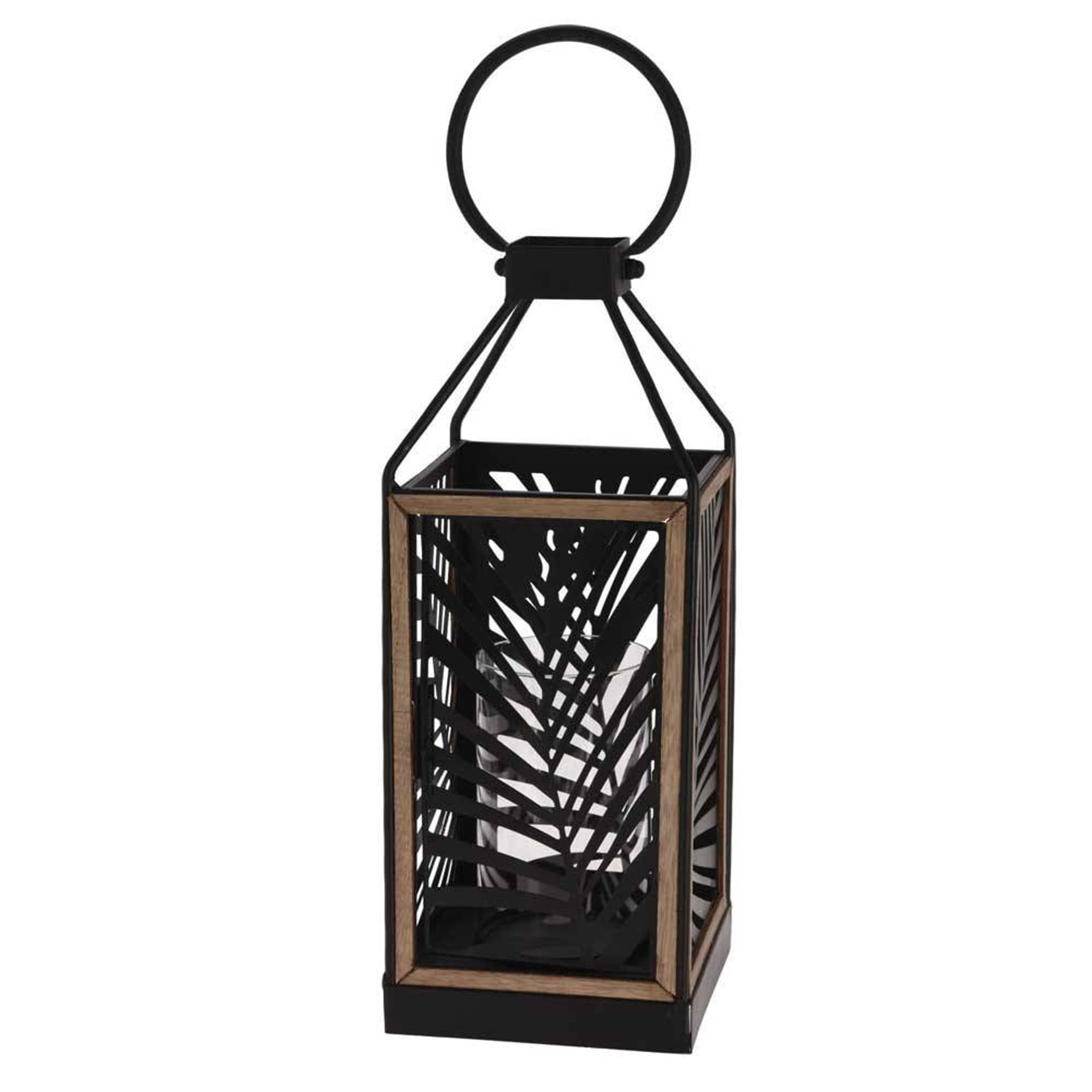

Lampion ażurowy z motywem liścia 38 cm