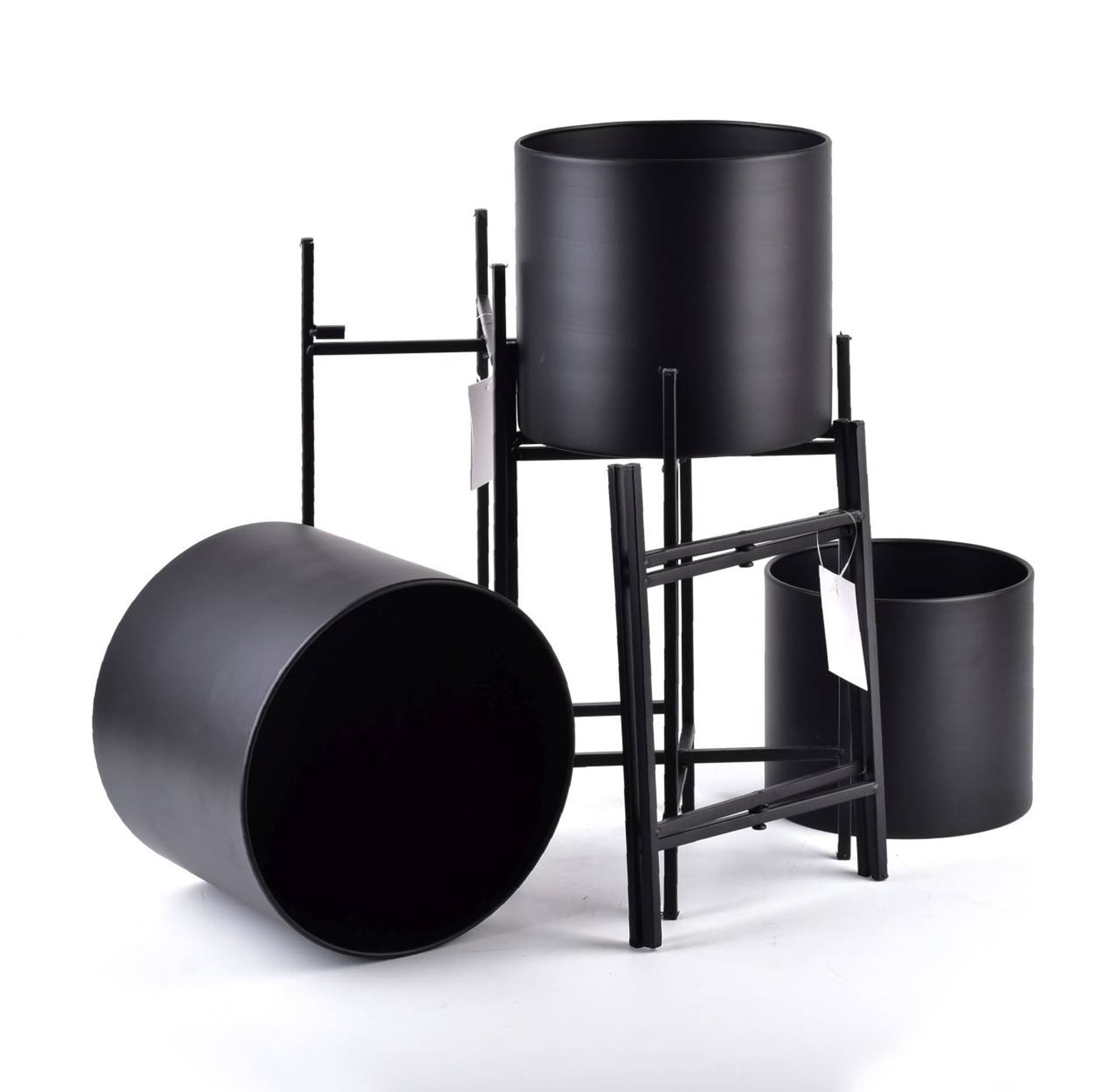 

Kwietnik z osłonką Swen Black 47 cm